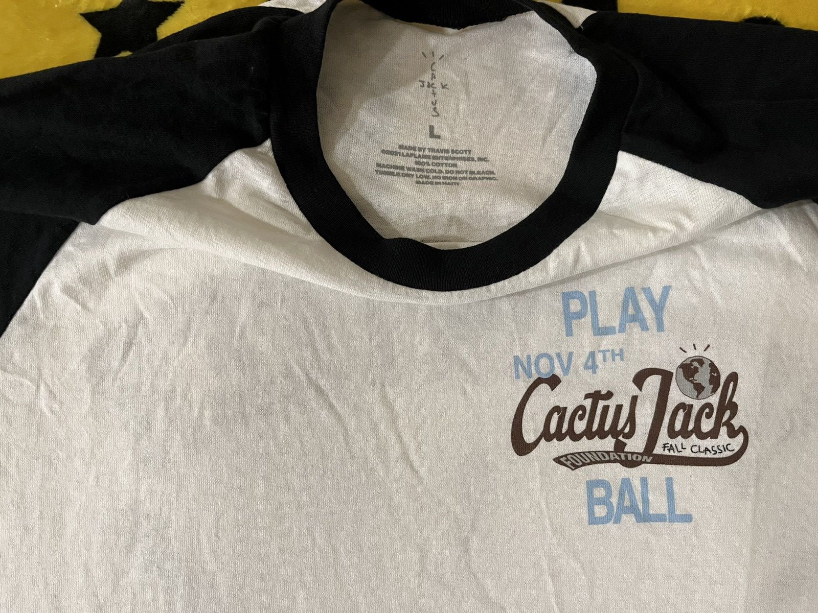Travis Scott Cactus Jack Foundation softball Size US L / EU 52-54 / 3 - 3 Thumbnail