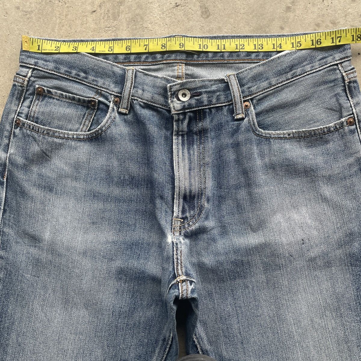 Japanese Brand × Jean × Vintage Vintage Faded Japanese Brand Denim Jeans Pants W35x30 Size US 35 - 6 Thumbnail