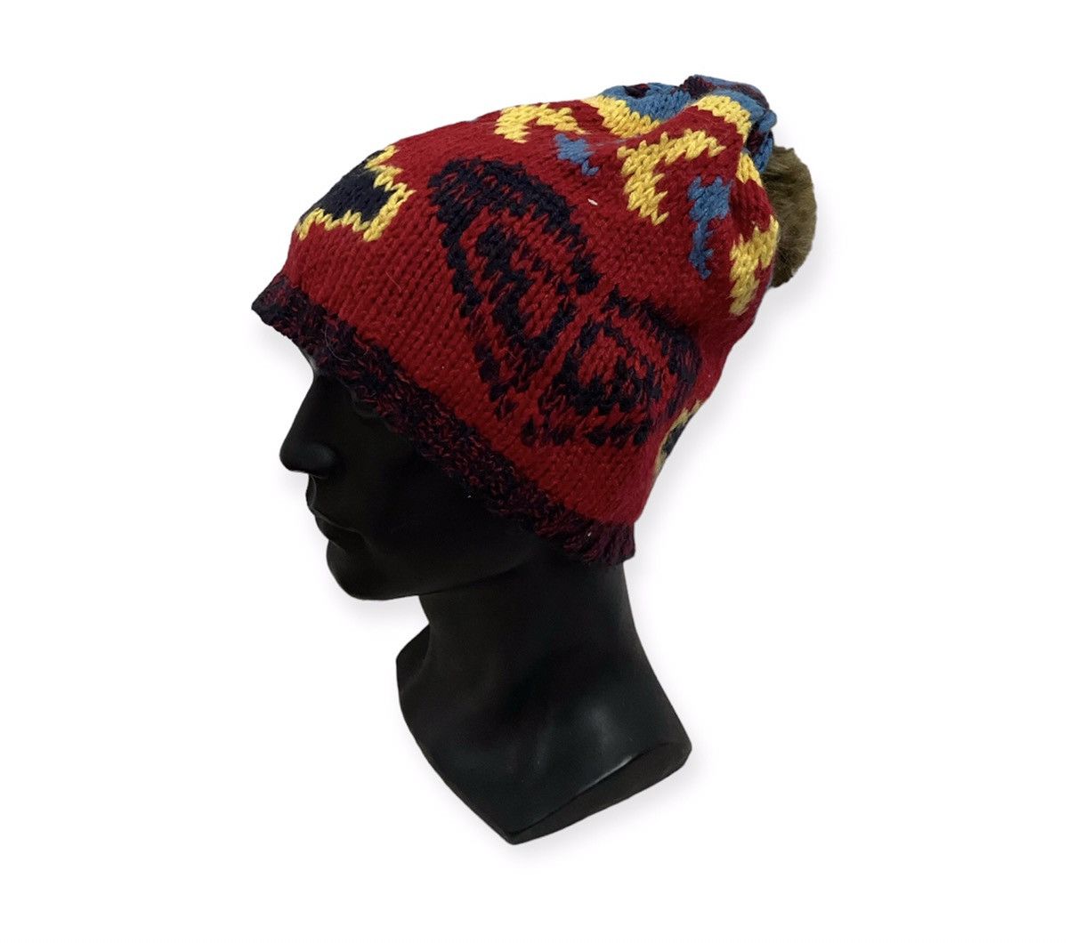 image of Roxy Big Logo Beanie Hat in Red, Men's
