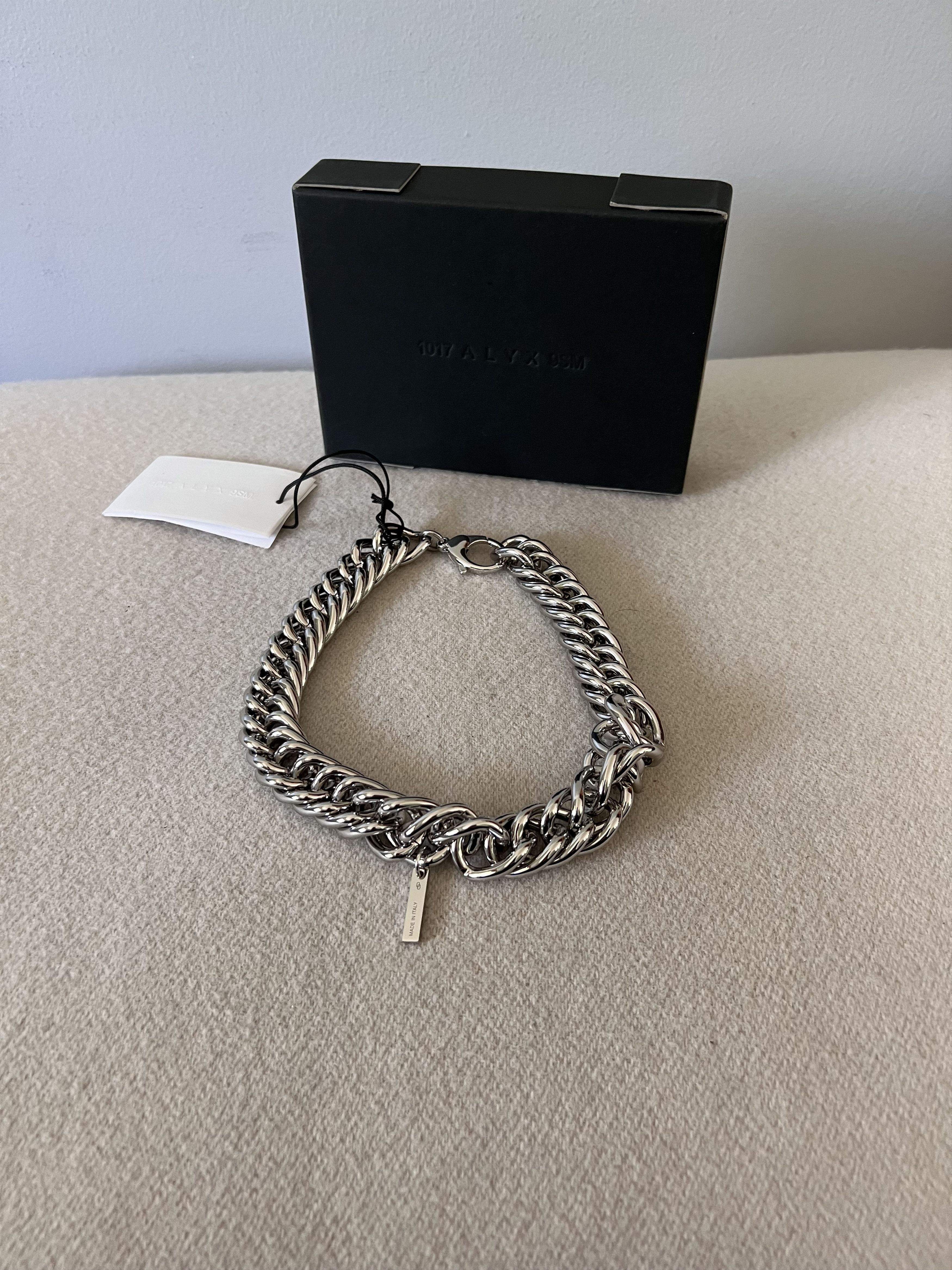 1017 ALYX 9SM 1017 Alyx 9SM Chunky Chain Necklace in Silver Size ONE SIZE - 2 Thumbnail