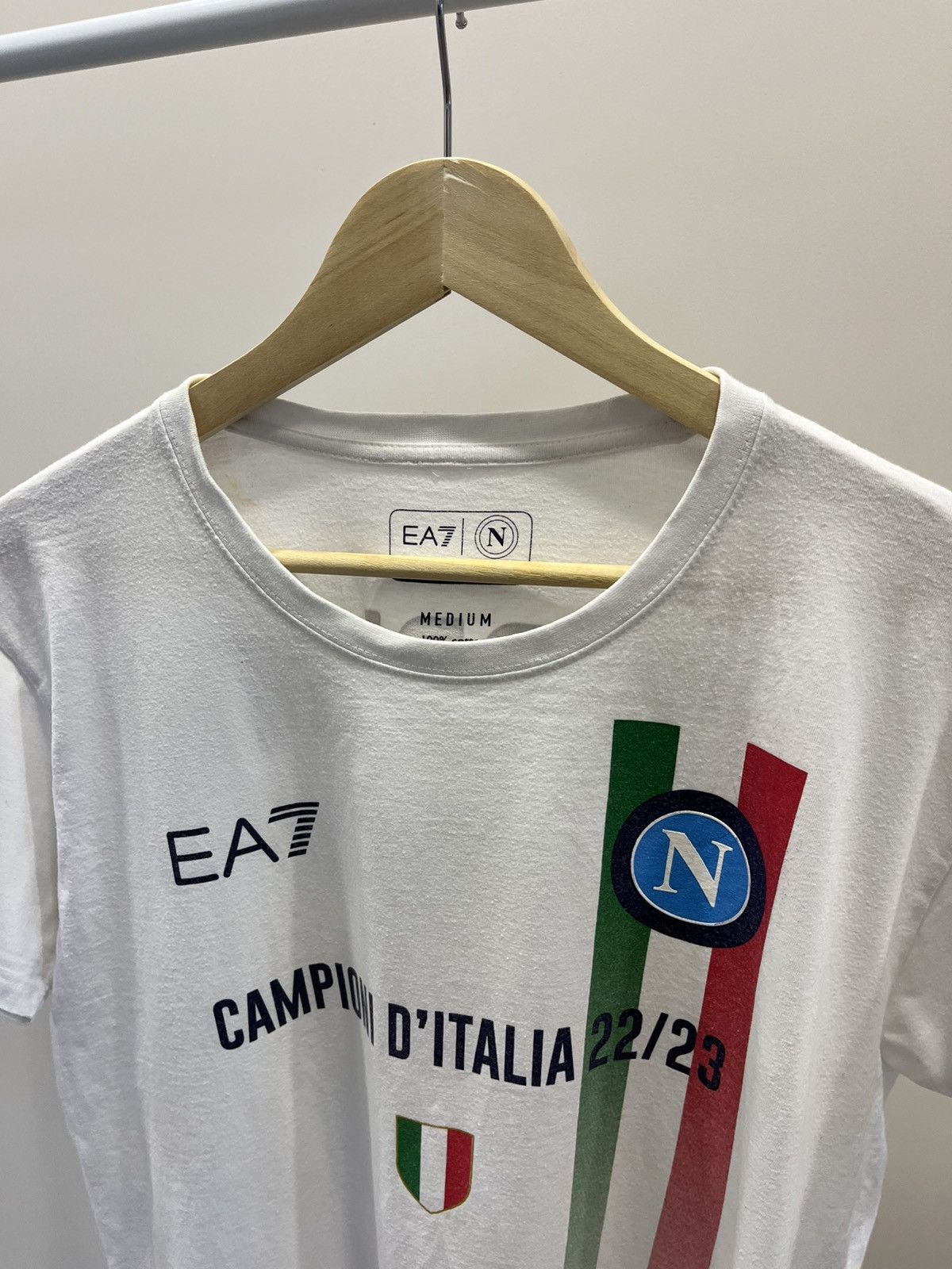 Emporio Armani Napoli #3 campioni italia 22/23 Size US M / EU 48-50 / 2 - 2 Thumbnail