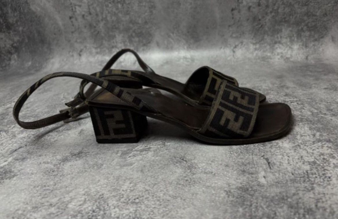 💋Women's Vintage Fendi Heels-Sandals Monogram Archive Shoes💋
