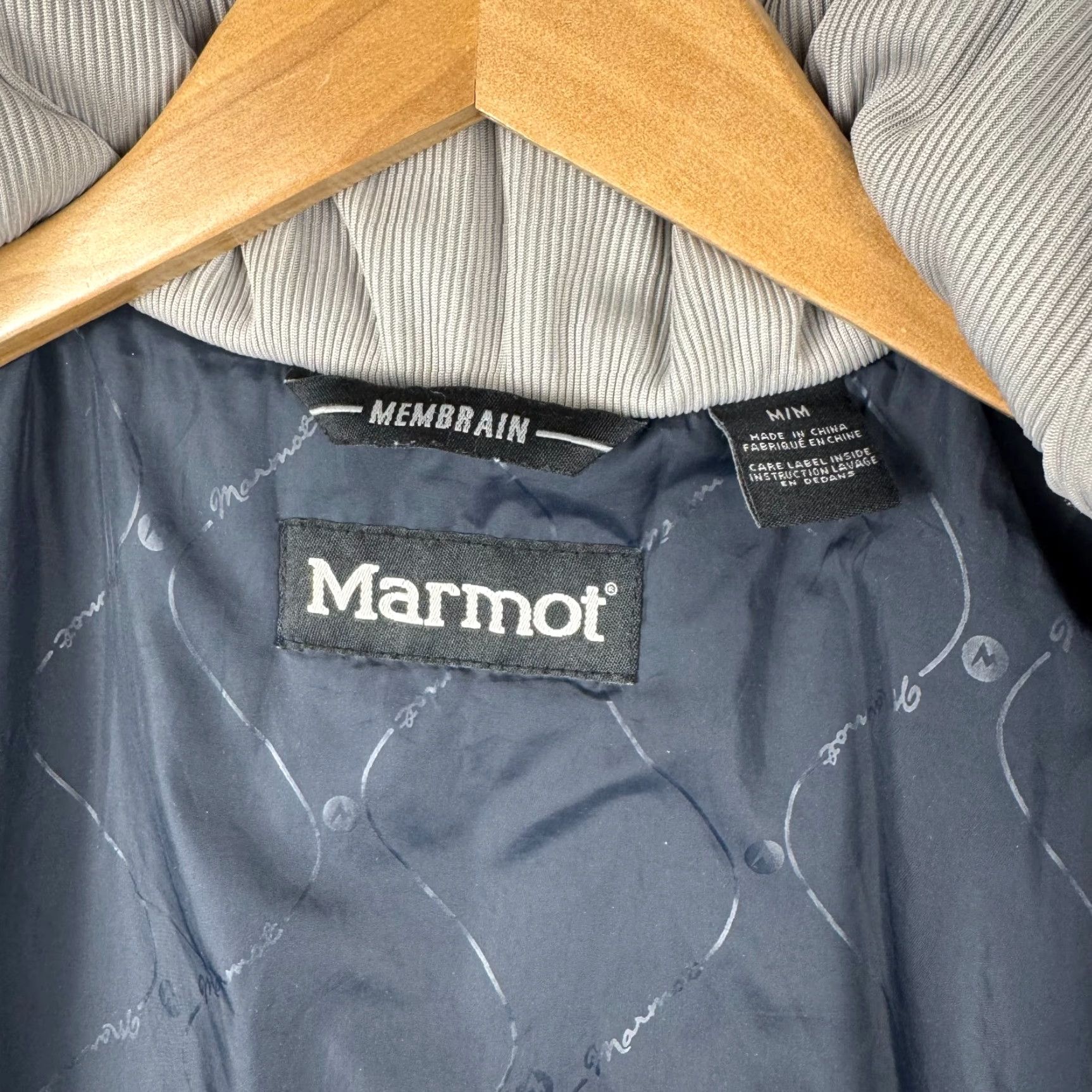 Marmot Marmot Membrain Womens Medium Full Zip Jacket Insulated Winter Ski Snow Board Gray Parka Size M / US 6-8 / IT 42-44 - 7 Thumbnail