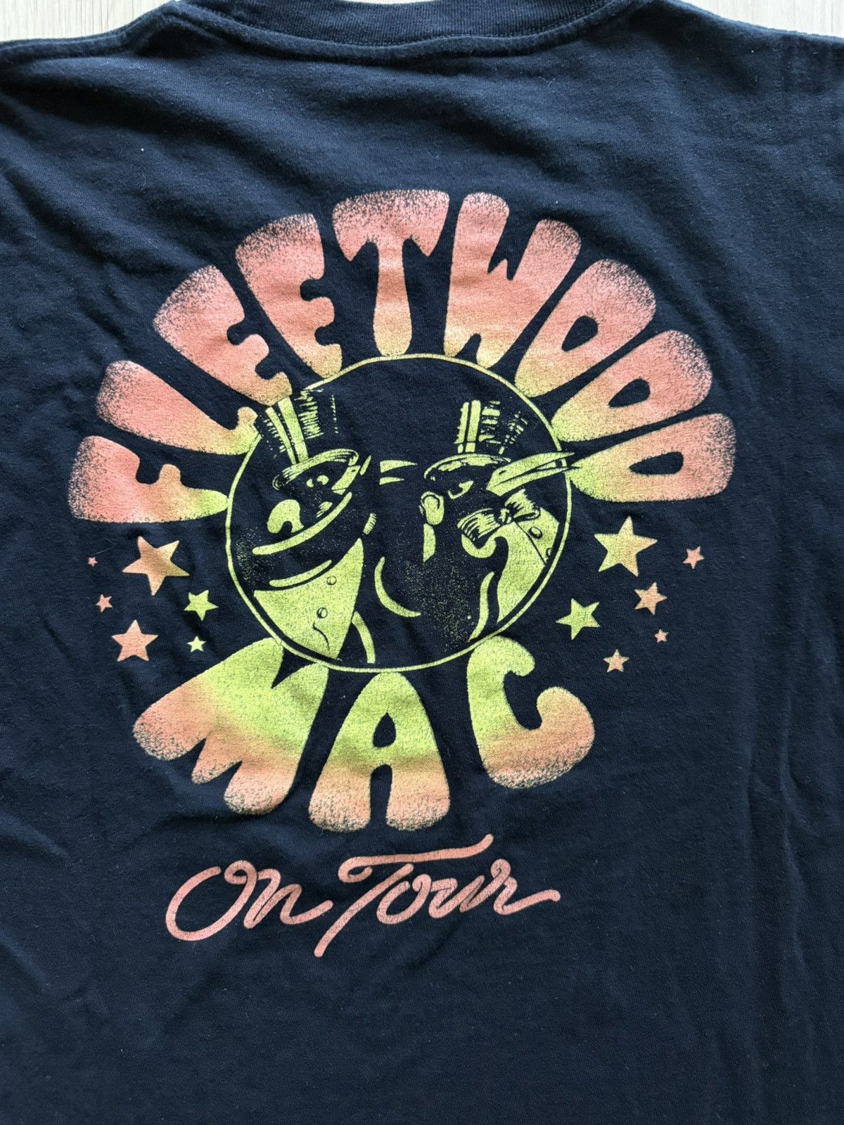 Band Tees × Vintage Fleetwood Mac Tour T Shirt Black Size US L / EU 52-54 / 3 - 2 Thumbnail