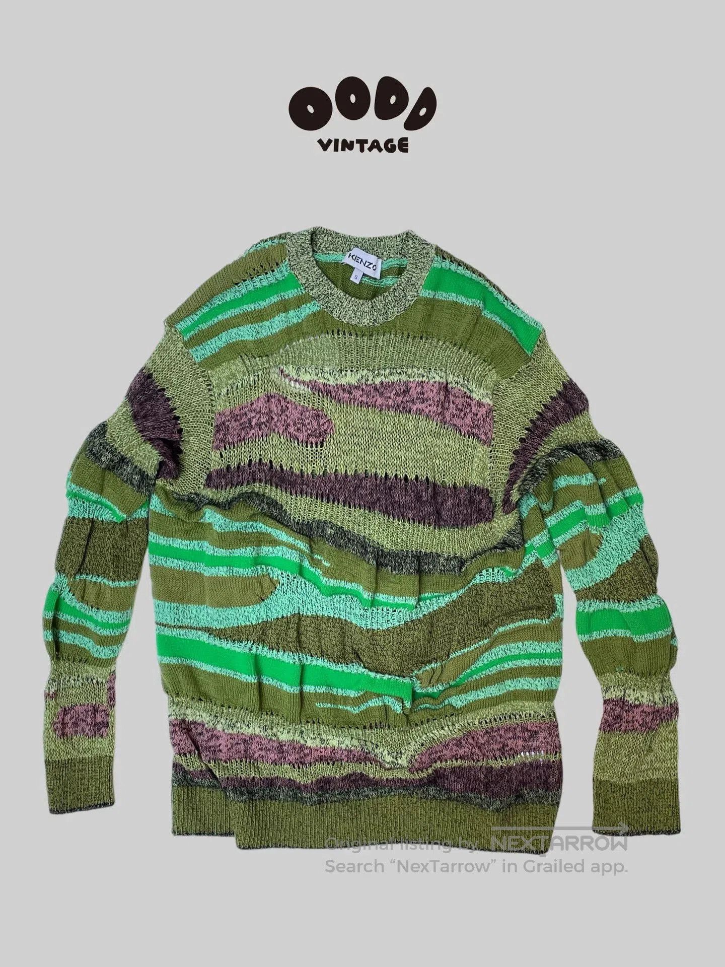 Kenzo Kenzo 2021 Spring/Summer Striped Knit Top. Size S / US 4 / IT 40 - 1 Thumbnail