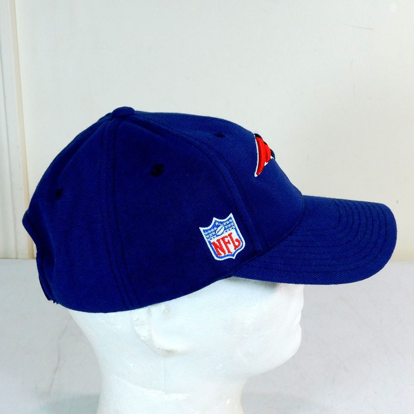 Reebok Y2K New England Patriots Hat Flying Elvis Logo Reebok Blue Size ONE SIZE - 3 Thumbnail