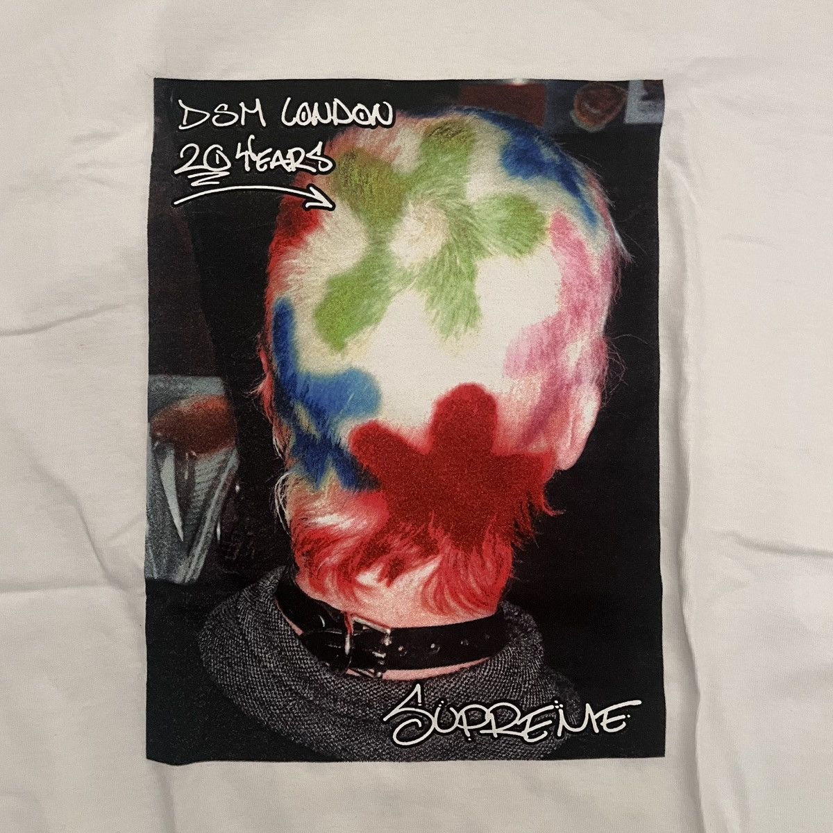 Dover Street Market × Supreme x1 Supreme X DSM “20th Anniversary” T-Shirts [White]👕 Size US S / EU 44-46 / 1 - 4 Thumbnail