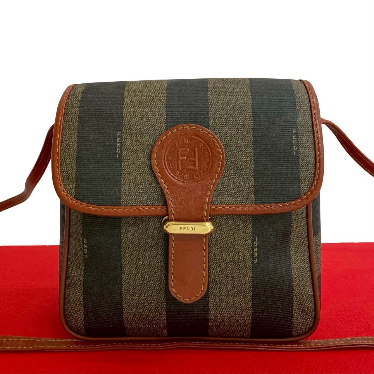 Fendi Fendi Shoulder Bag Brown Leather Size ONE SIZE - 1 Thumbnail