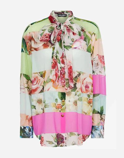 Dolce & Gabbana o1y0925 Floral-Print Shirt in Multicolor Size XS / US 0-2 / IT 36-38 - 1 Thumbnail