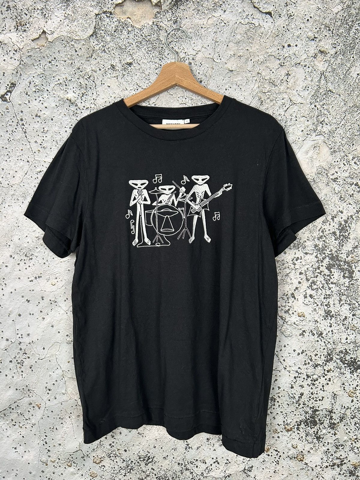 Weekday Weekday Aliens Graphic Tee Streetwear UFO Skateboards Size US L / EU 52-54 / 3 - 1 Thumbnail