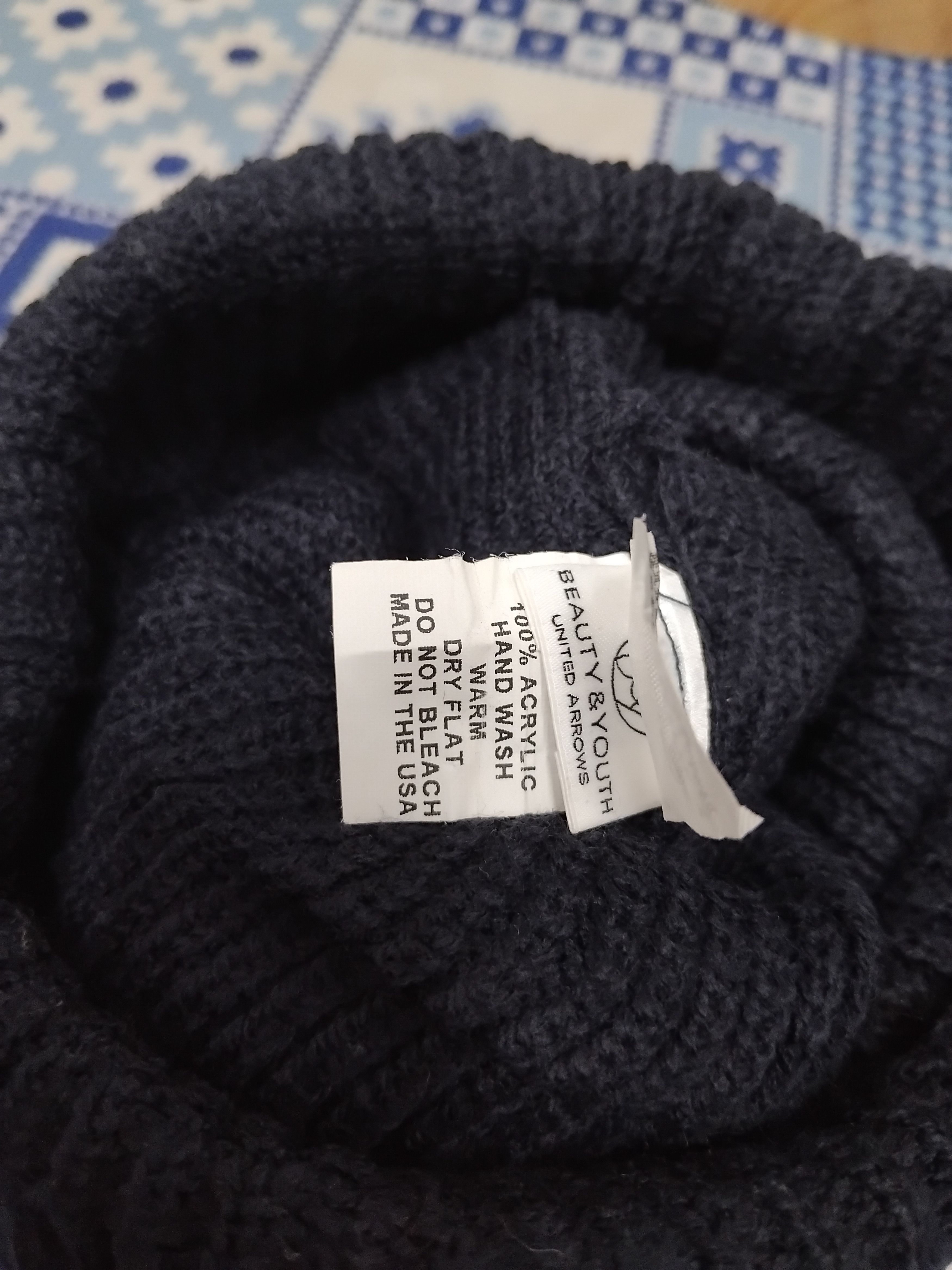 United Arrows 💥United Arrows blue colour beanie hat Size ONE SIZE - 3 Thumbnail