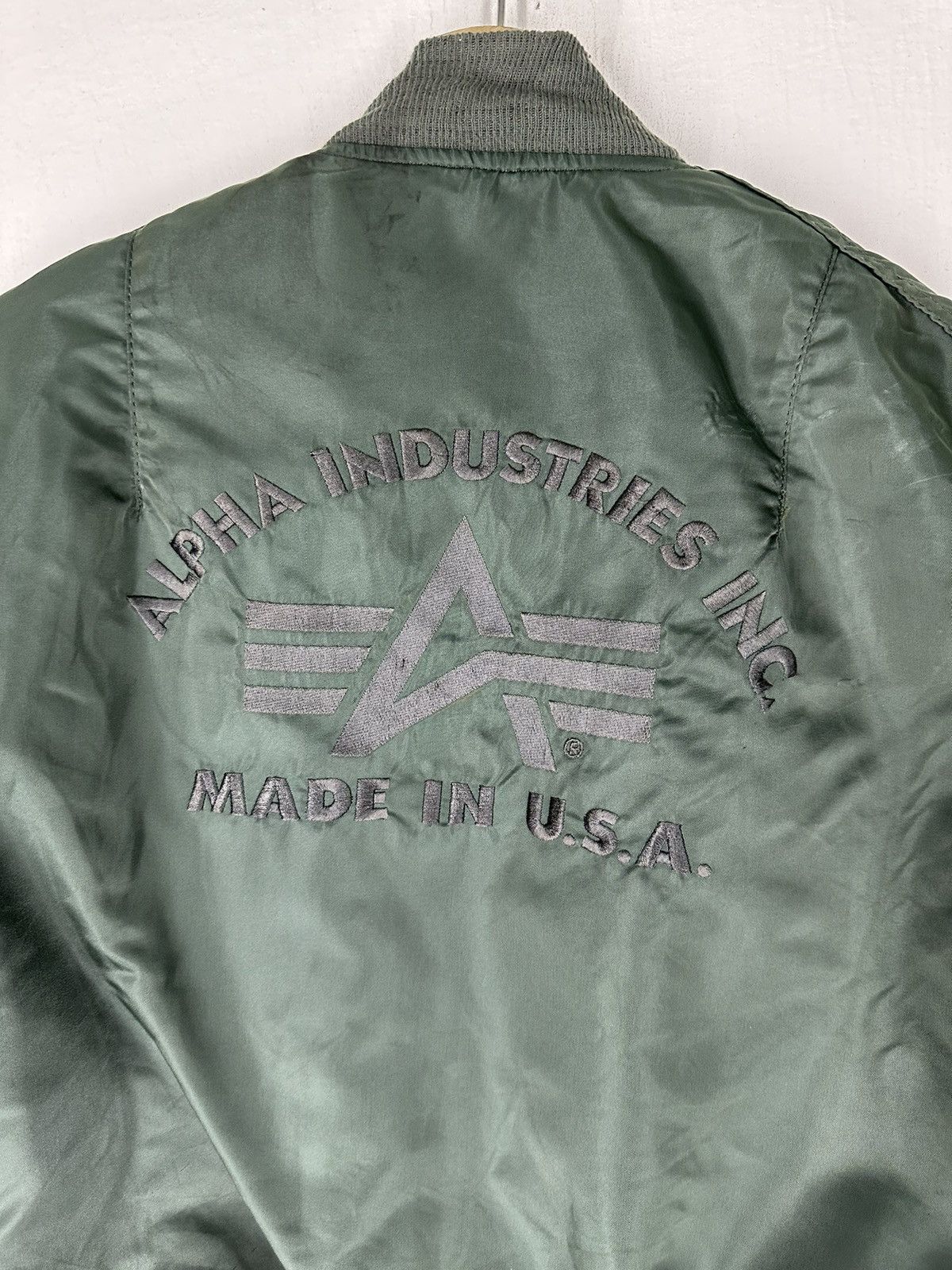 Alpha Industries Vintage Alpha Industries Embroidered Bomber Jacket Size US M / EU 48-50 / 2 - 11 Thumbnail