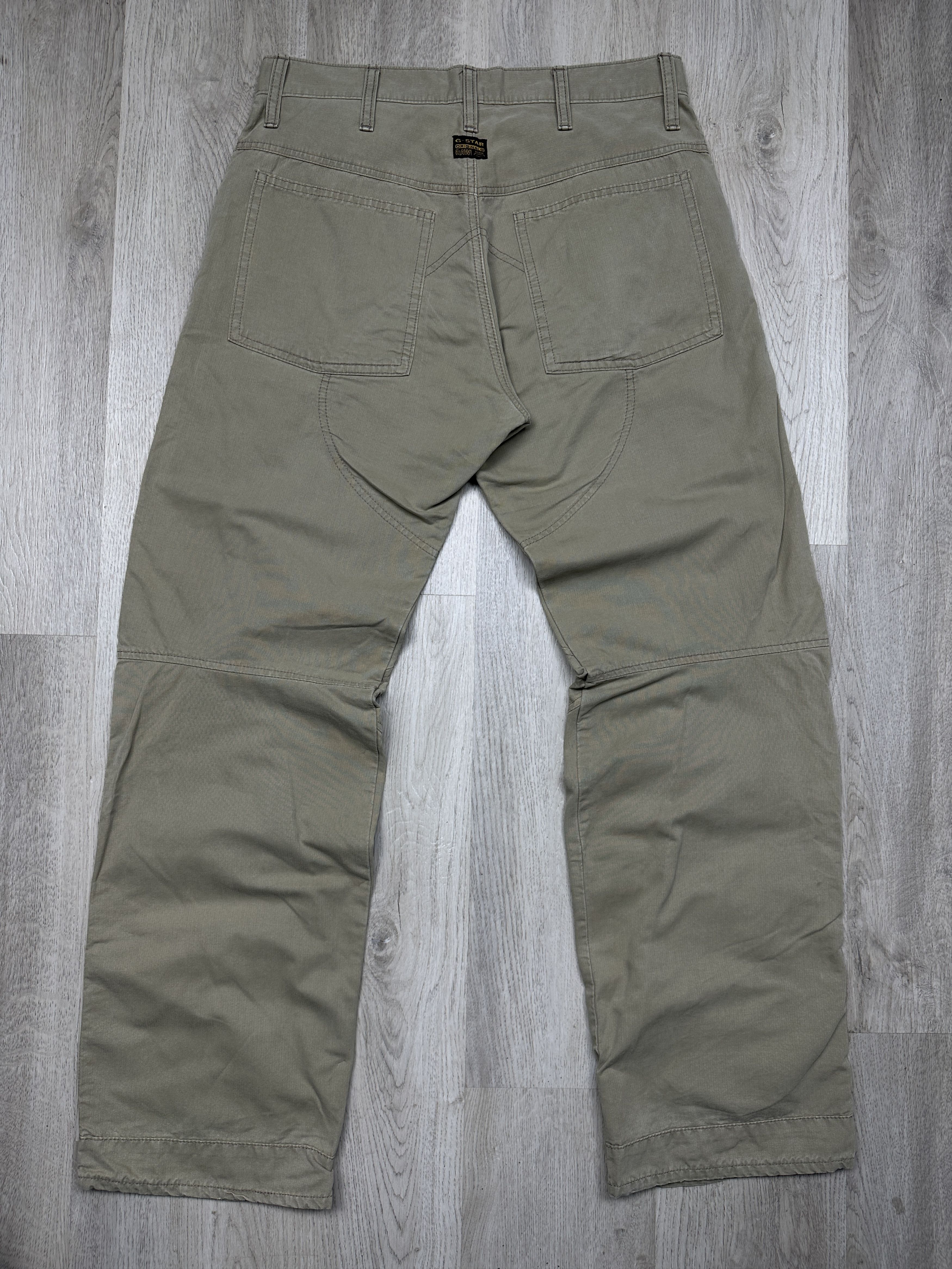 G-Star G Star Raw Vintage Mens Elwood Denim Pants Jeans Double Knee Size US 32 / EU 48 - 6 Thumbnail