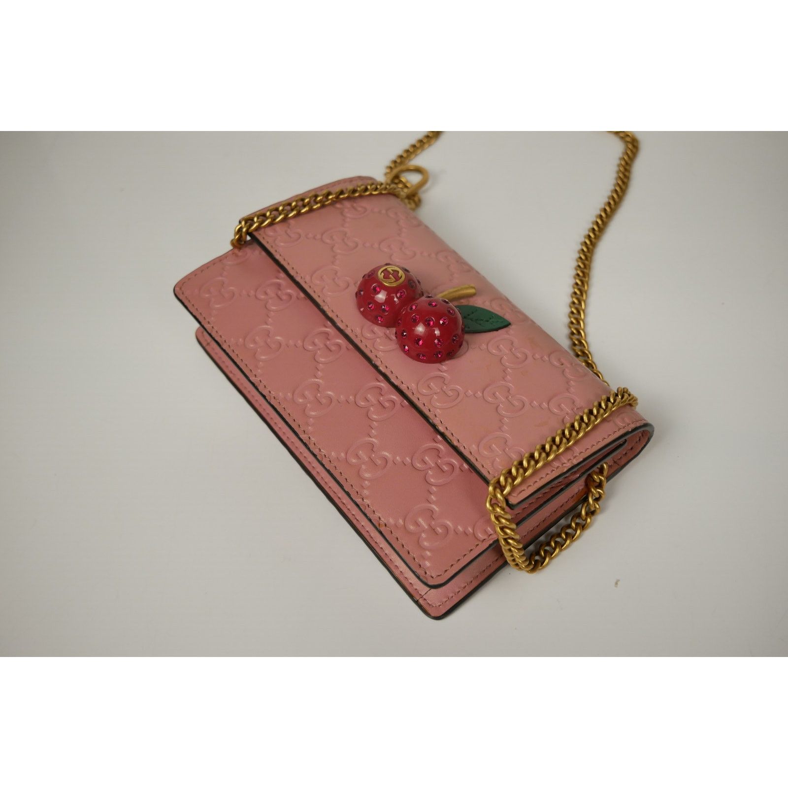 Gucci Gucci Cherries Wallet on Chain Mini Size ONE SIZE - 7 Thumbnail