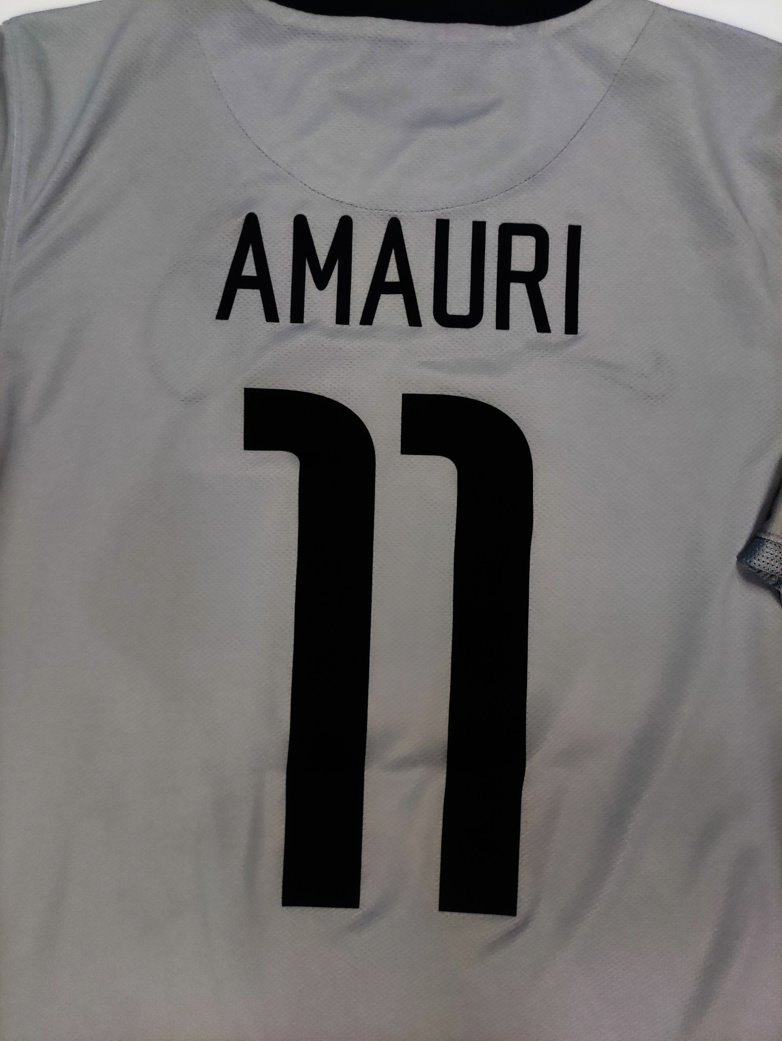 Nike Amauri #11 Juventus FC 2009 2010 Nike Away Shirt Kit Jersey Size US S / EU 44-46 / 1 - 8 Thumbnail