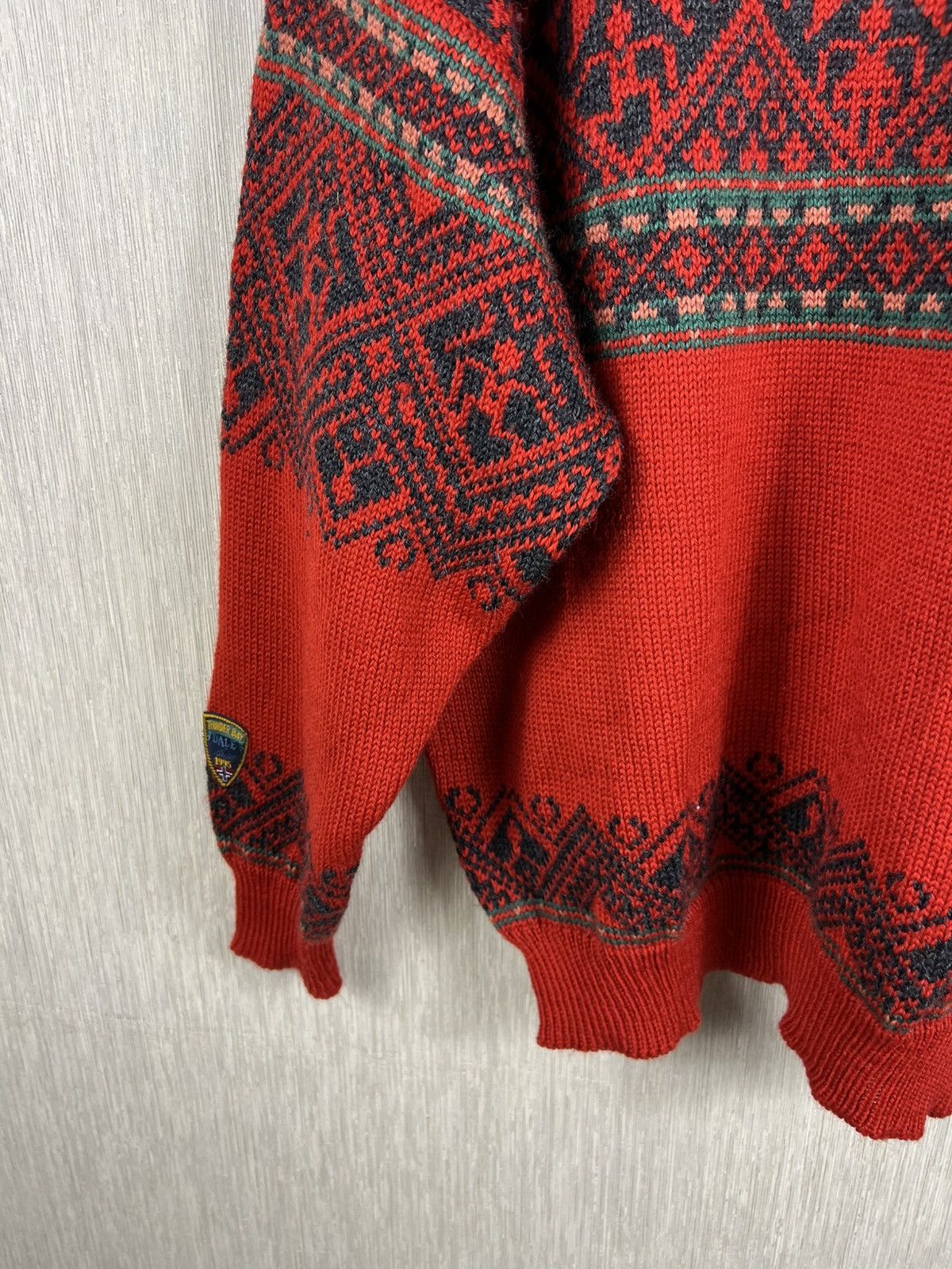 Dale Of Norway Vintage Dale of Norway heavy wool patterned sweater half zip Size US L / EU 52-54 / 3 - 18 Thumbnail