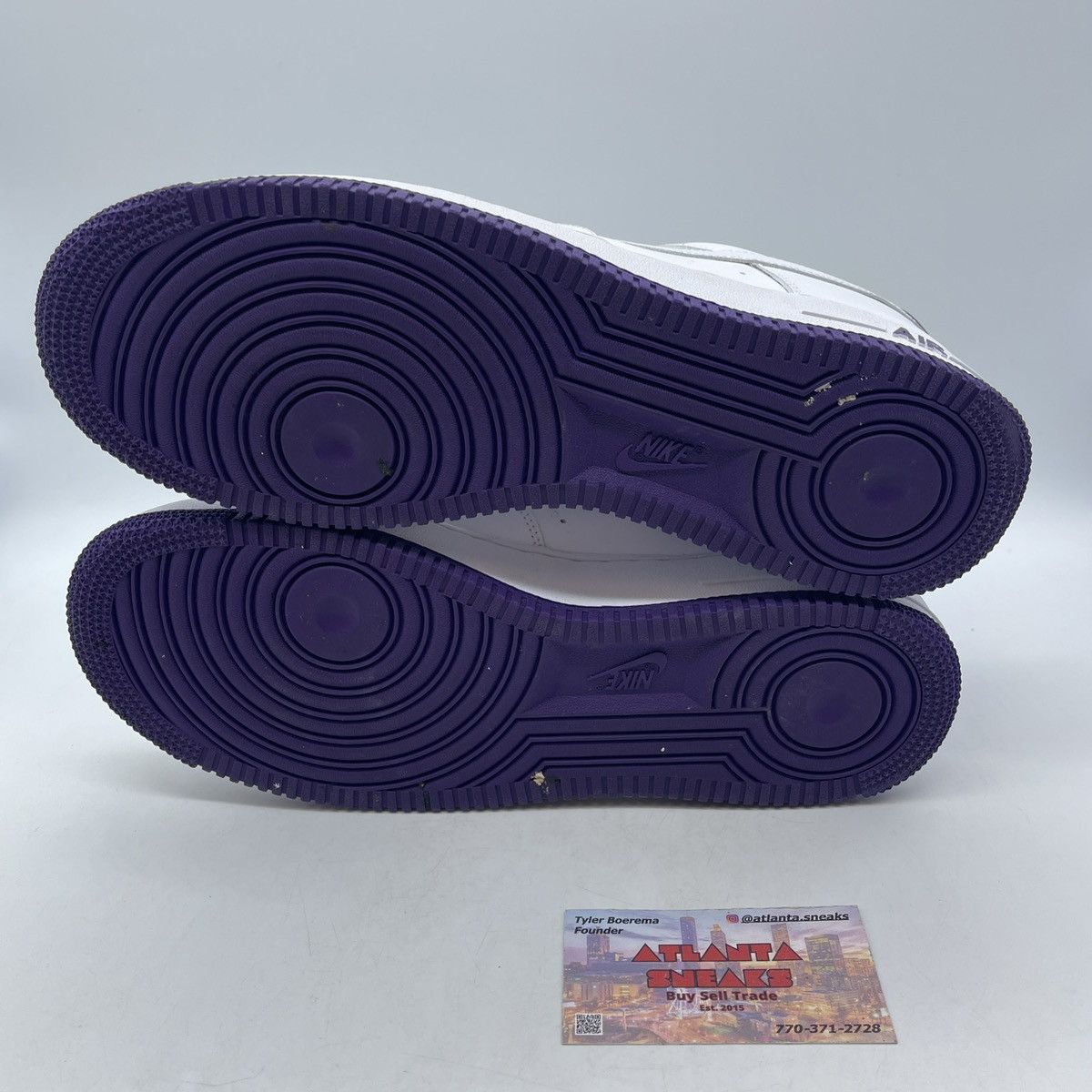 Nike Air Force 1 low voltage purple Size US 10 / EU 43 - 7 Thumbnail