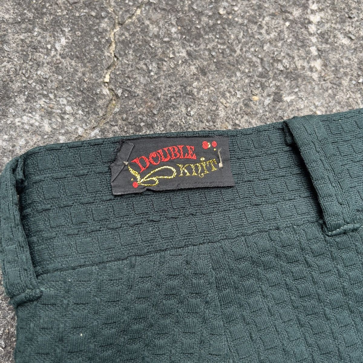 Vintage Vintage 70s DOUBLE KNIT Textured Flare Pants Size US 34 / EU 50 - 7 Thumbnail