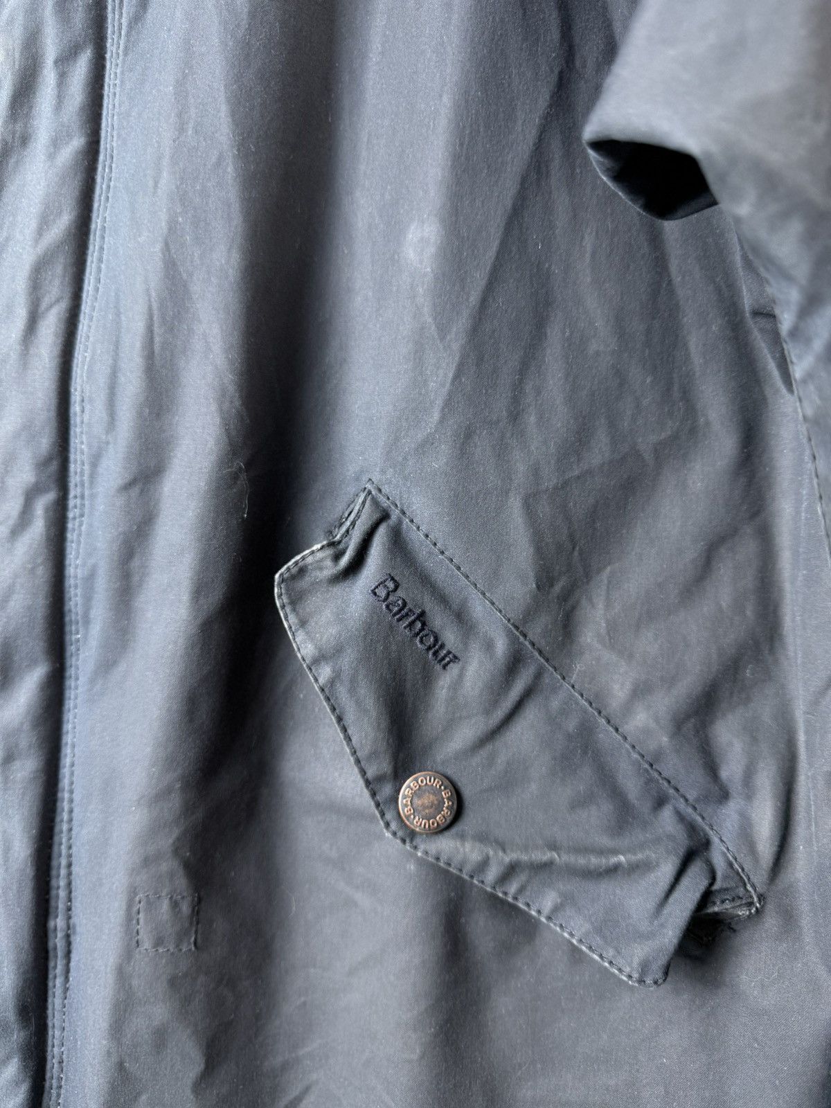 Barbour 💥 Rare! Vintage Barbour Wax Jacket Casual Greatcoat Size US L / EU 52-54 / 3 - 7 Thumbnail