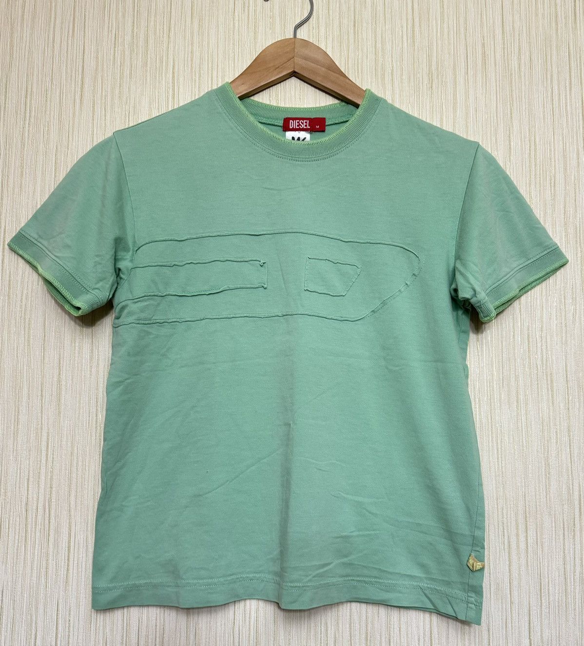 Diesel × Vintage Vintage Y2K Diesel big D logo tee Size M / US 6-8 / IT 42-44 - 3 Thumbnail