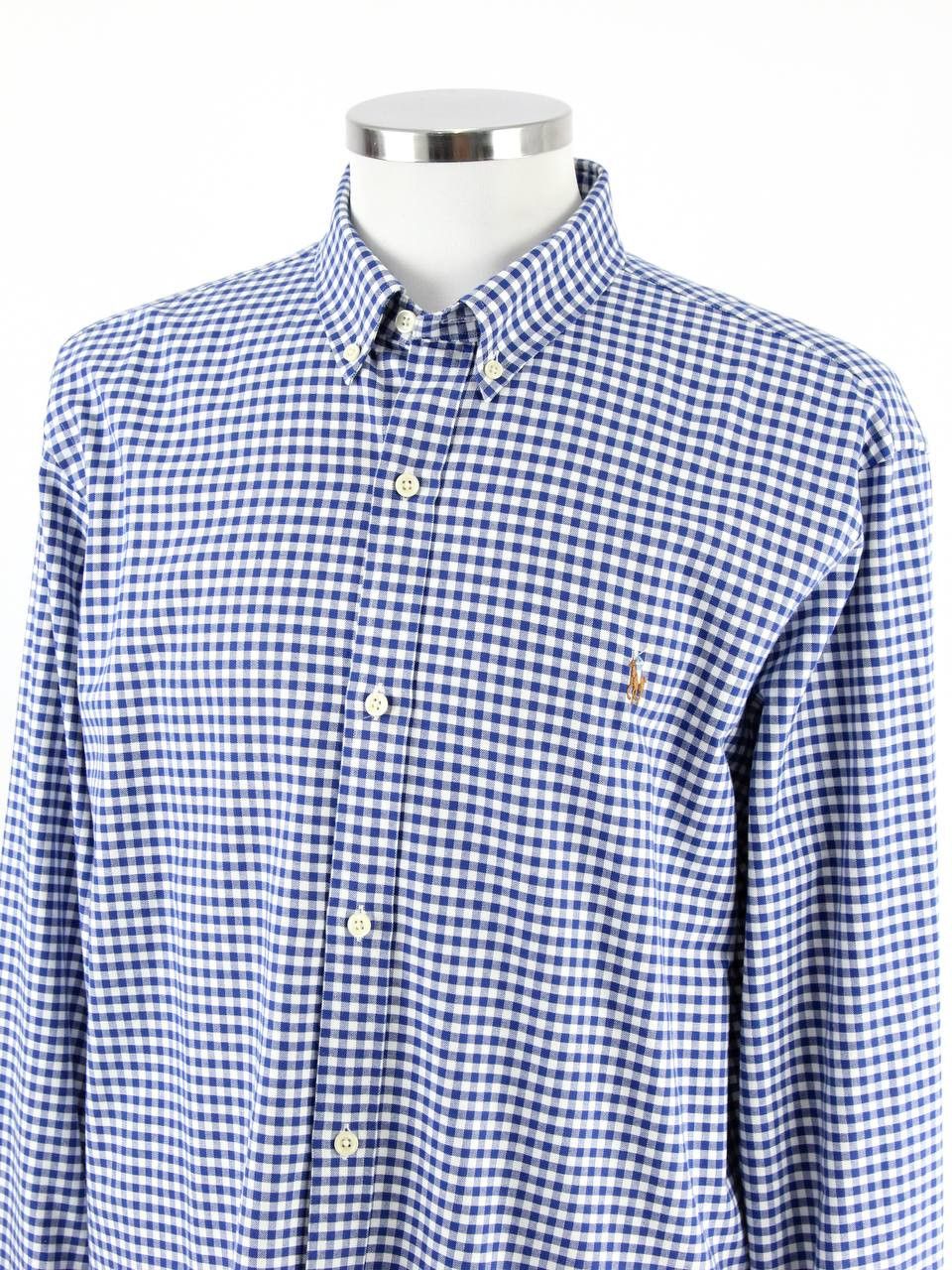 Polo Ralph Lauren POLO RALPH LAUREN Checkered Slim Shirt Size US XXL / EU 58 / 5 - 4 Thumbnail