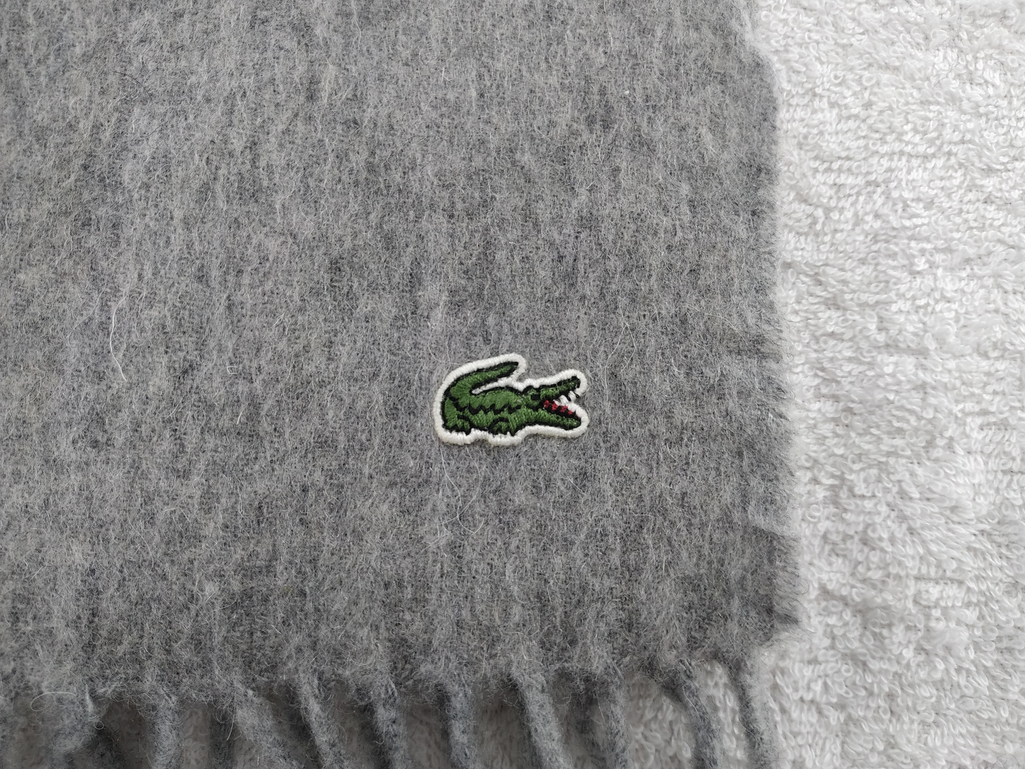 Lacoste Vintage Lacoste Scarf/Muffler/Neckwear MF486 Size ONE SIZE - 5 Thumbnail