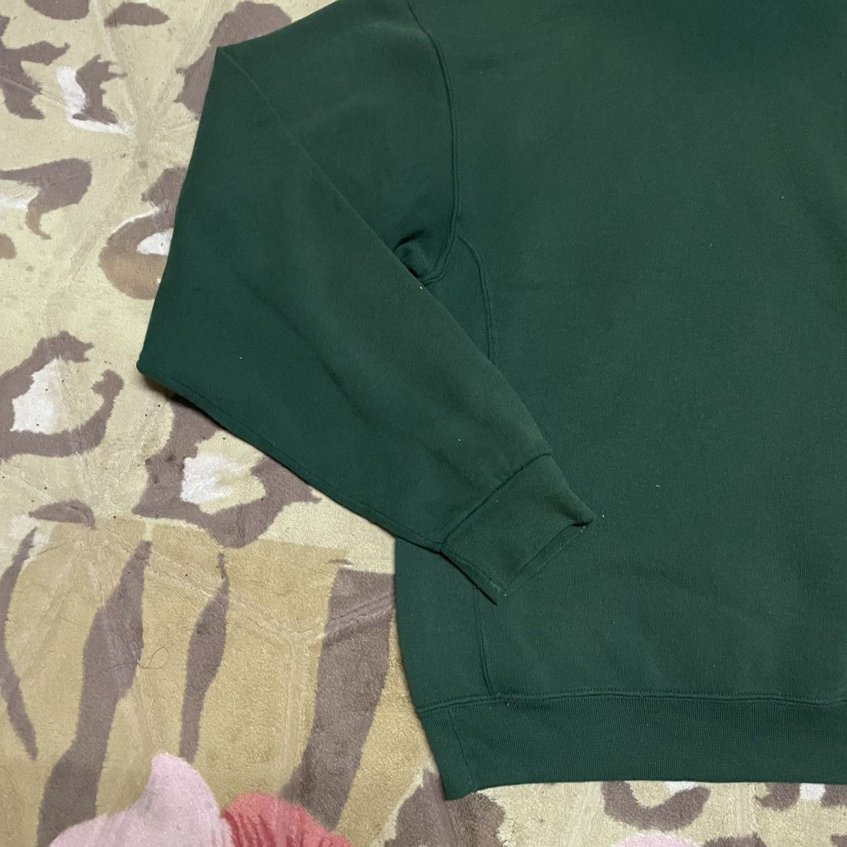 Russell Athletic Vintage 90s Russell Athletic Green sun faded Hoodie Size US M / EU 48-50 / 2 - 10 Thumbnail