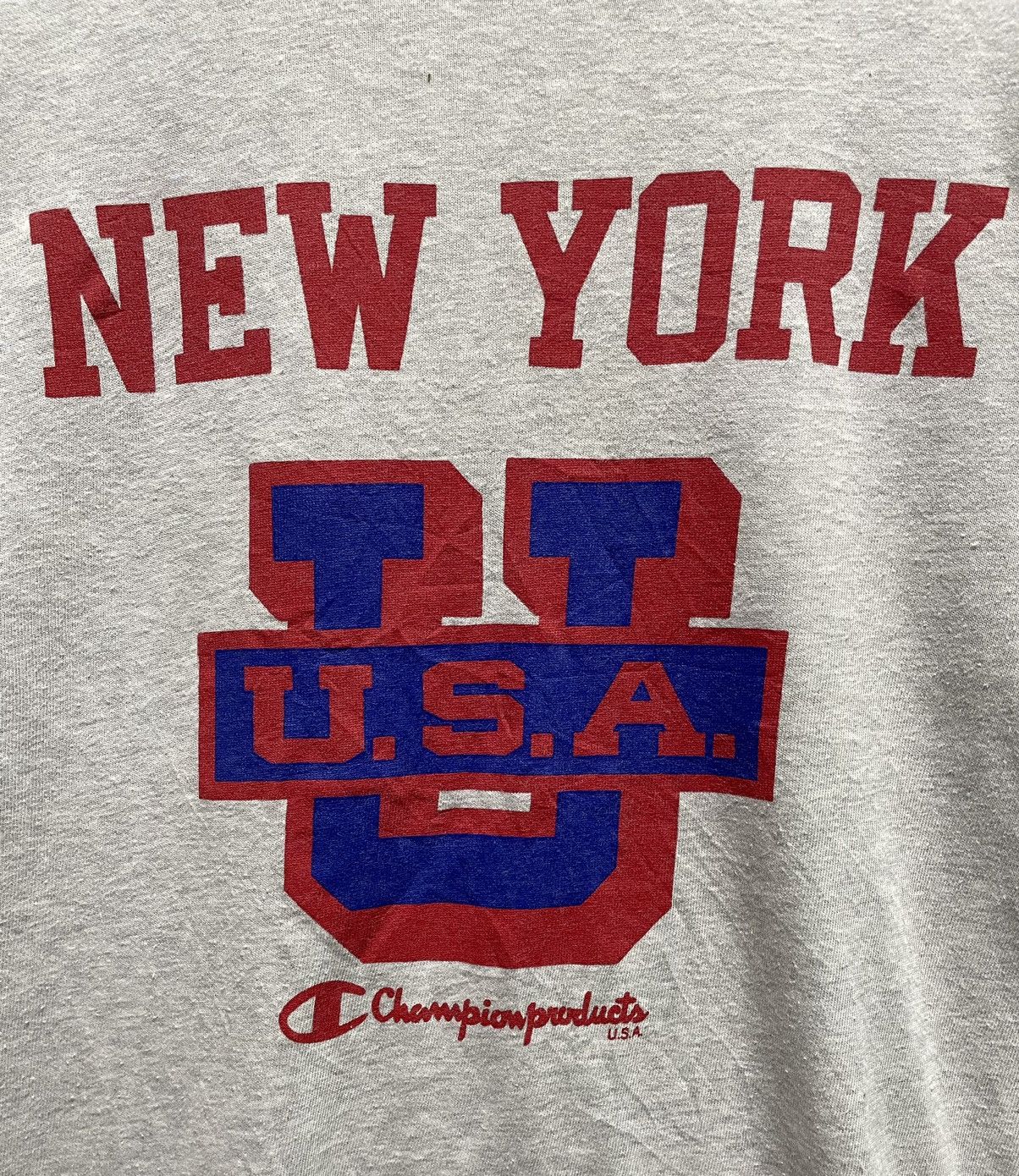 Champion Vintage Champion New York USA Tee Size US M / EU 48-50 / 2 - 2 Thumbnail