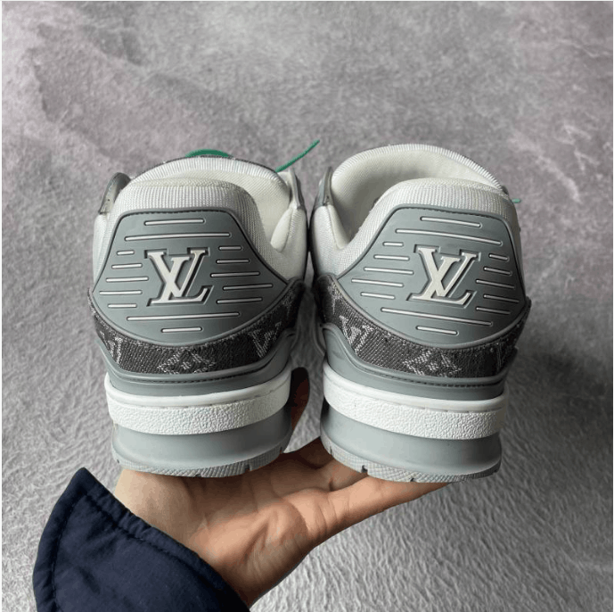 Louis Vuitton Louis Vuitton Training Denim Grey Lowtop Sneakers 42.5 Men Size US 9 / EU 42 - 8 Thumbnail