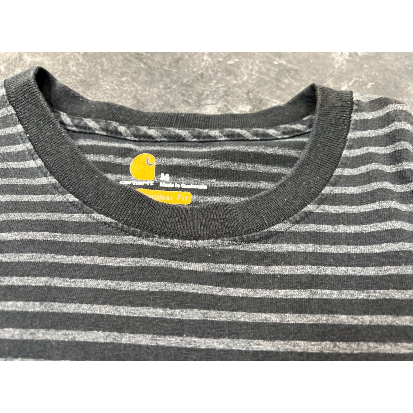 Carhartt Carhartt Men T-Shirt Short Sleeve Crew Neck Regular Fit Pocket Multicolor Striped Logo 2020s Size US M / EU 48-50 / 2 - 5 Thumbnail