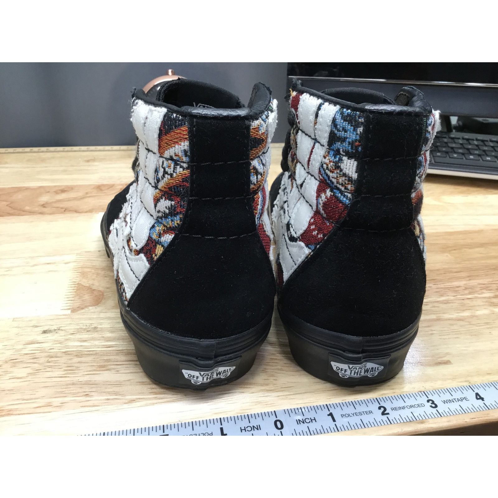 Vans Vans Sk8-Hi Hazy Bones Women's 7.5 Black Athletic Sneakers Size US 7.5 / IT 37.5 - 3 Thumbnail