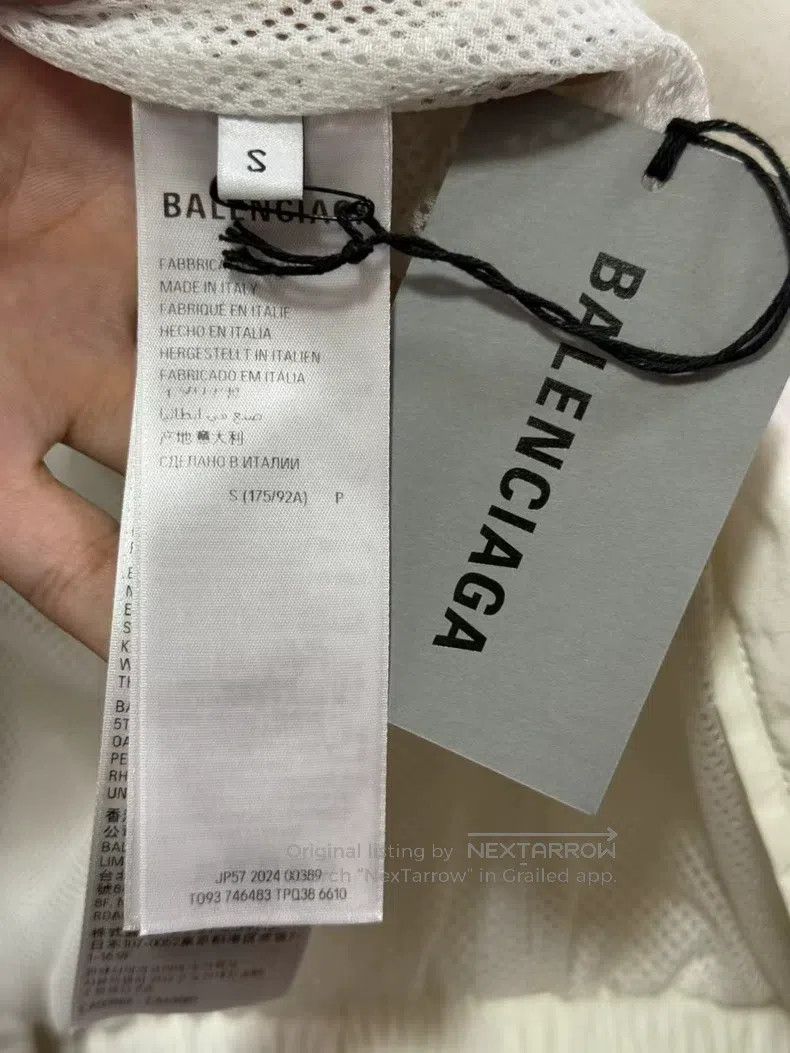 Balenciaga Balenciaga 3B White and Red Colorblock Sport Jacket Size US S / EU 44-46 / 1 - 6 Thumbnail