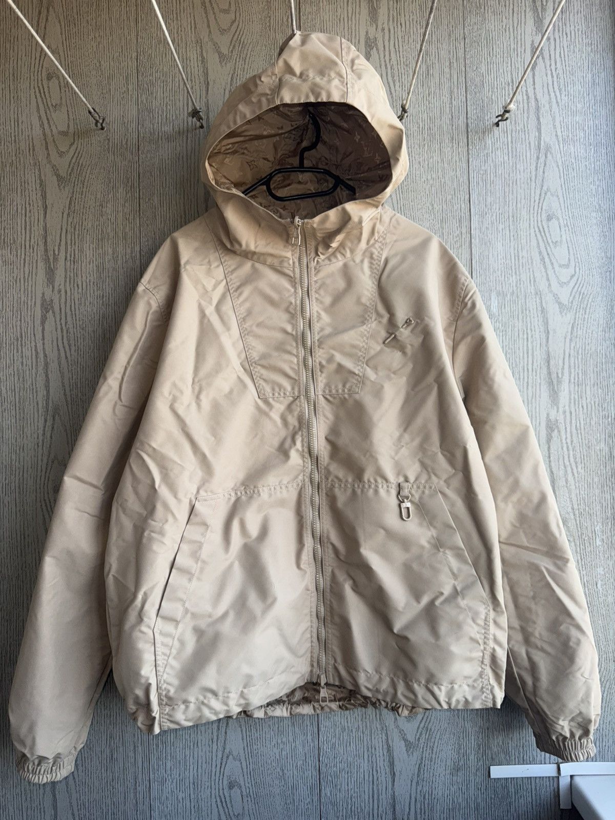 Louis Vuitton LOUIS VUITTON Monogram Reversible Nylon Windbreaker Size US L / EU 52-54 / 3 - 6 Thumbnail