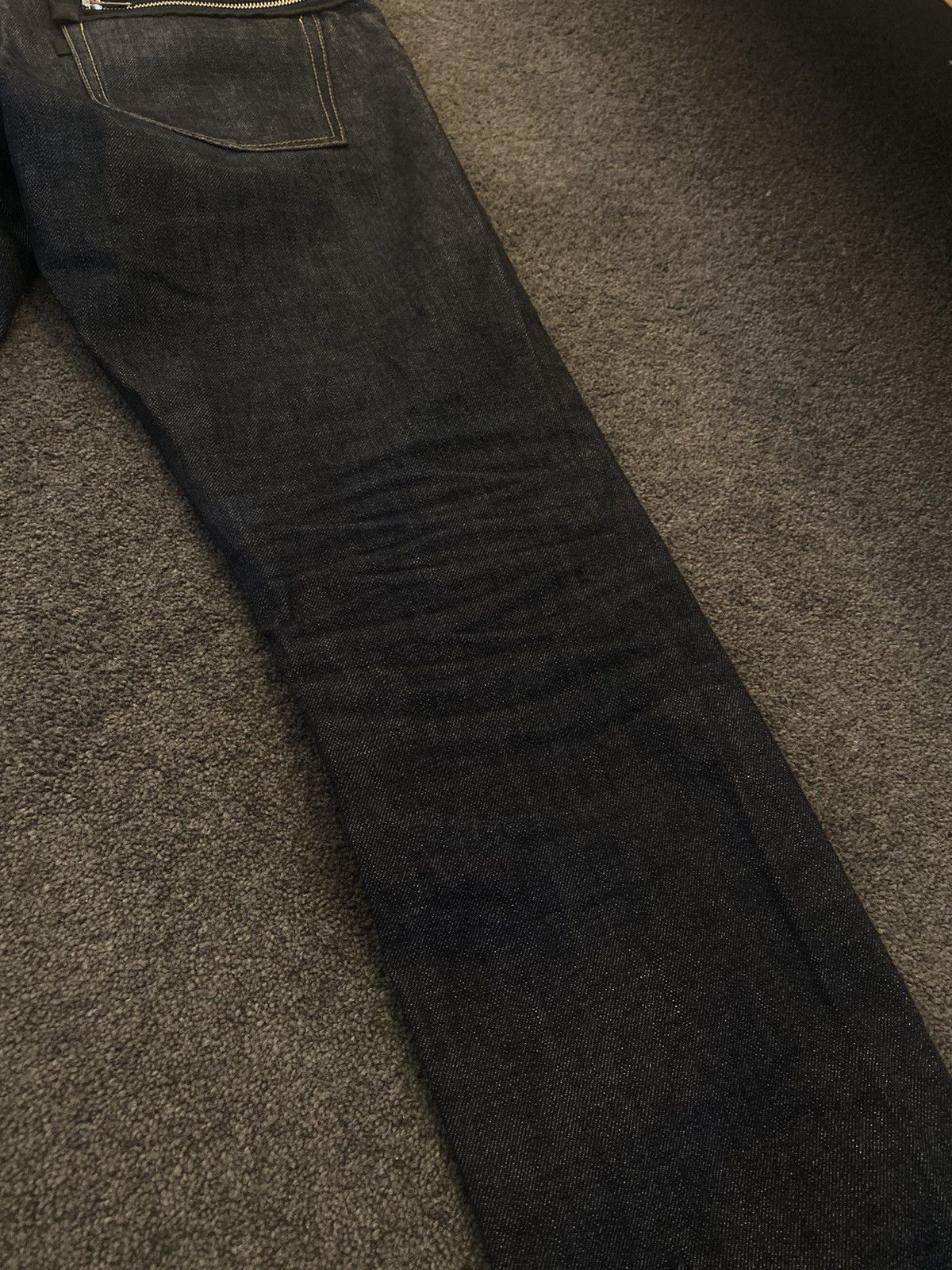 Undercover Undercover AW11 Japanese selvedge Side Zip denim Size US 33 - 16 Thumbnail