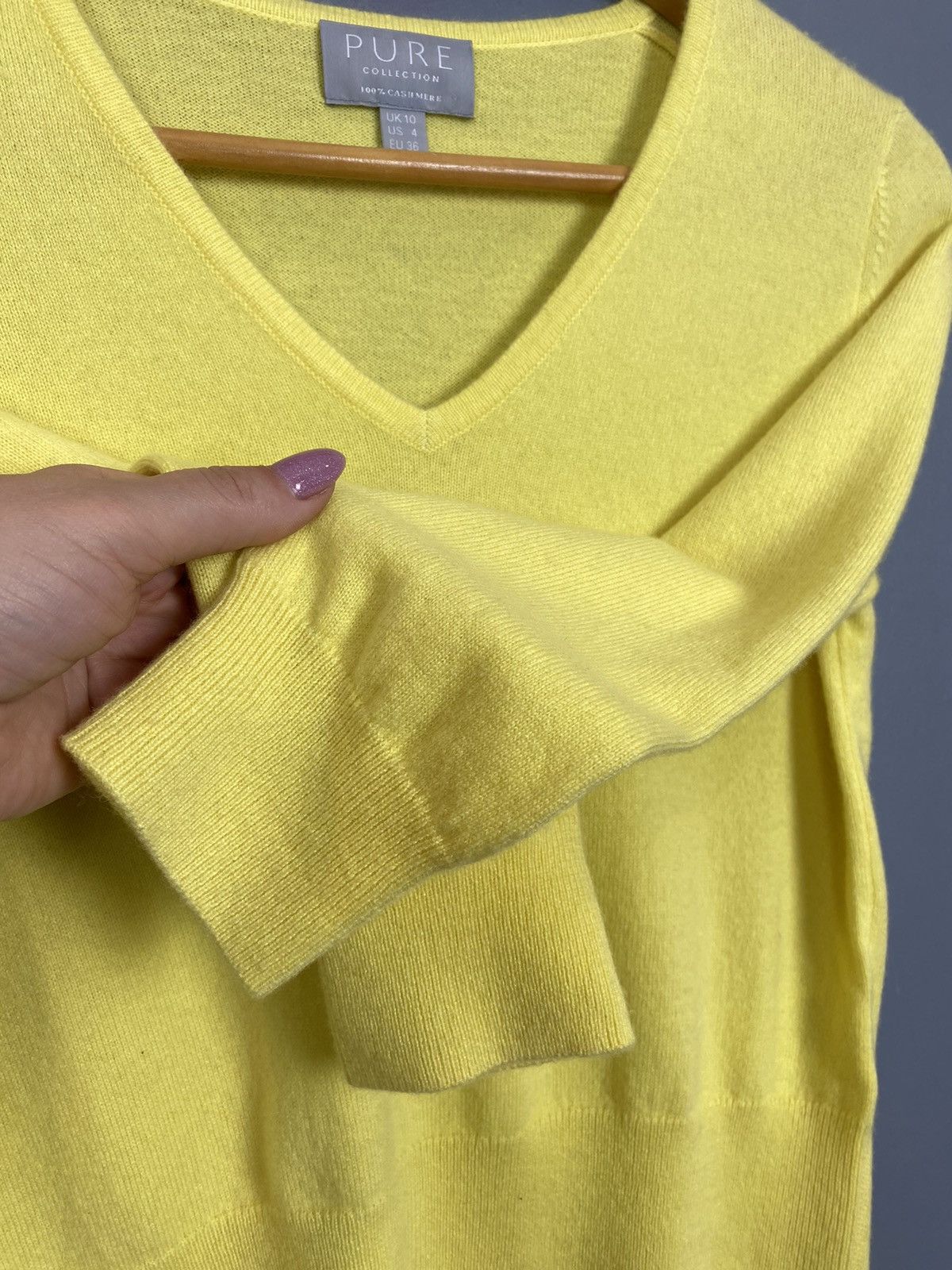 Other Pure Collection 100% Cashmere Jumper Sweater Women’s Sz UK10 Size M / US 6-8 / IT 42-44 - 4 Thumbnail