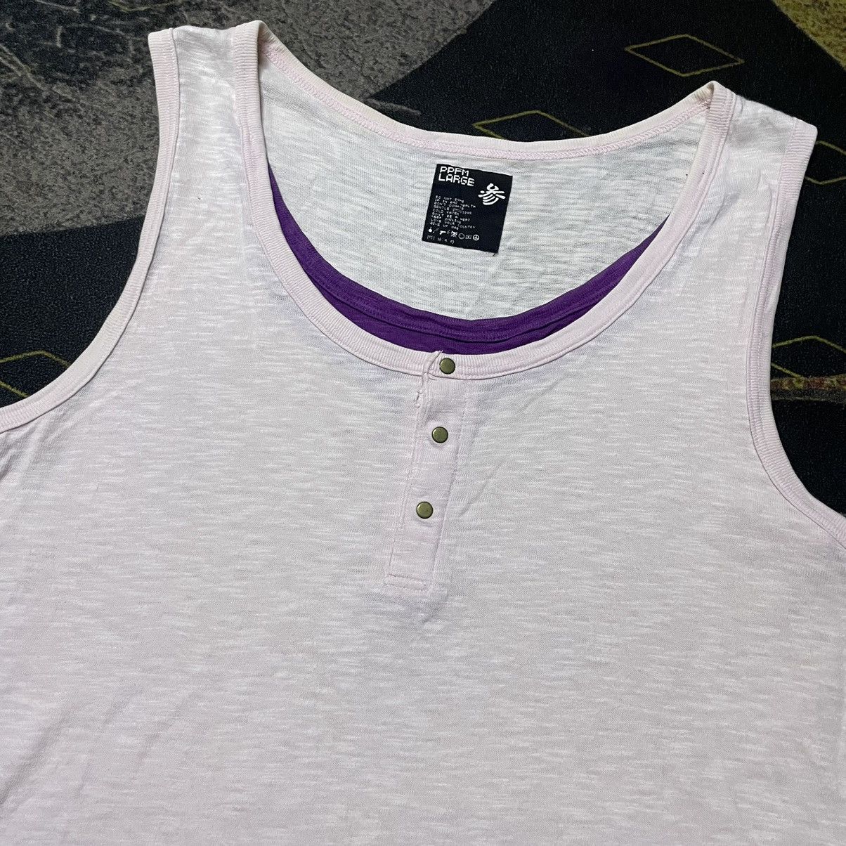 If Six Was Nine × Japanese Brand × PPFM 💥Peyton Place For Men (PPFM) Tank Tops Size US L / EU 52-54 / 3 - 2 Thumbnail