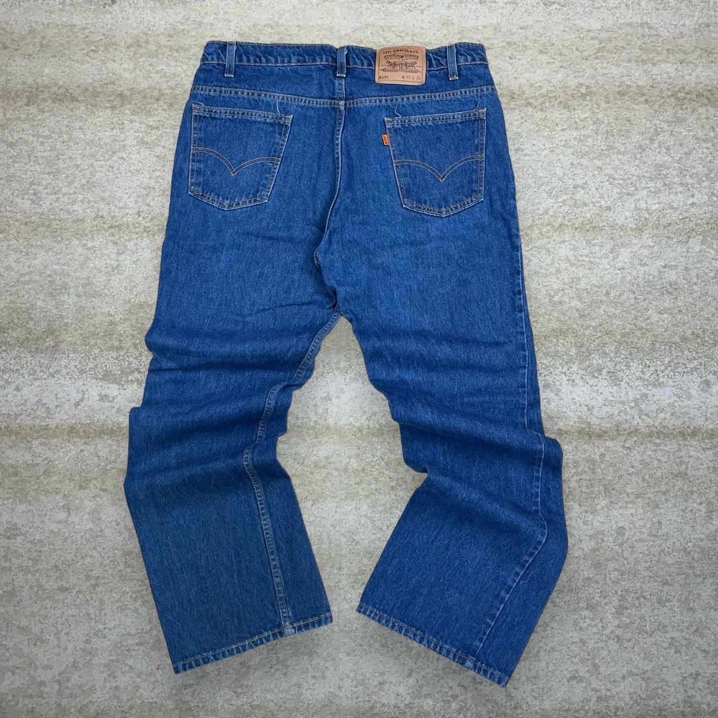 Levi's Vintage 90s Orange Tab Levis Jeans 40x32 Bootcut Dark Wash Size US 40 / EU 56 - 1 Thumbnail