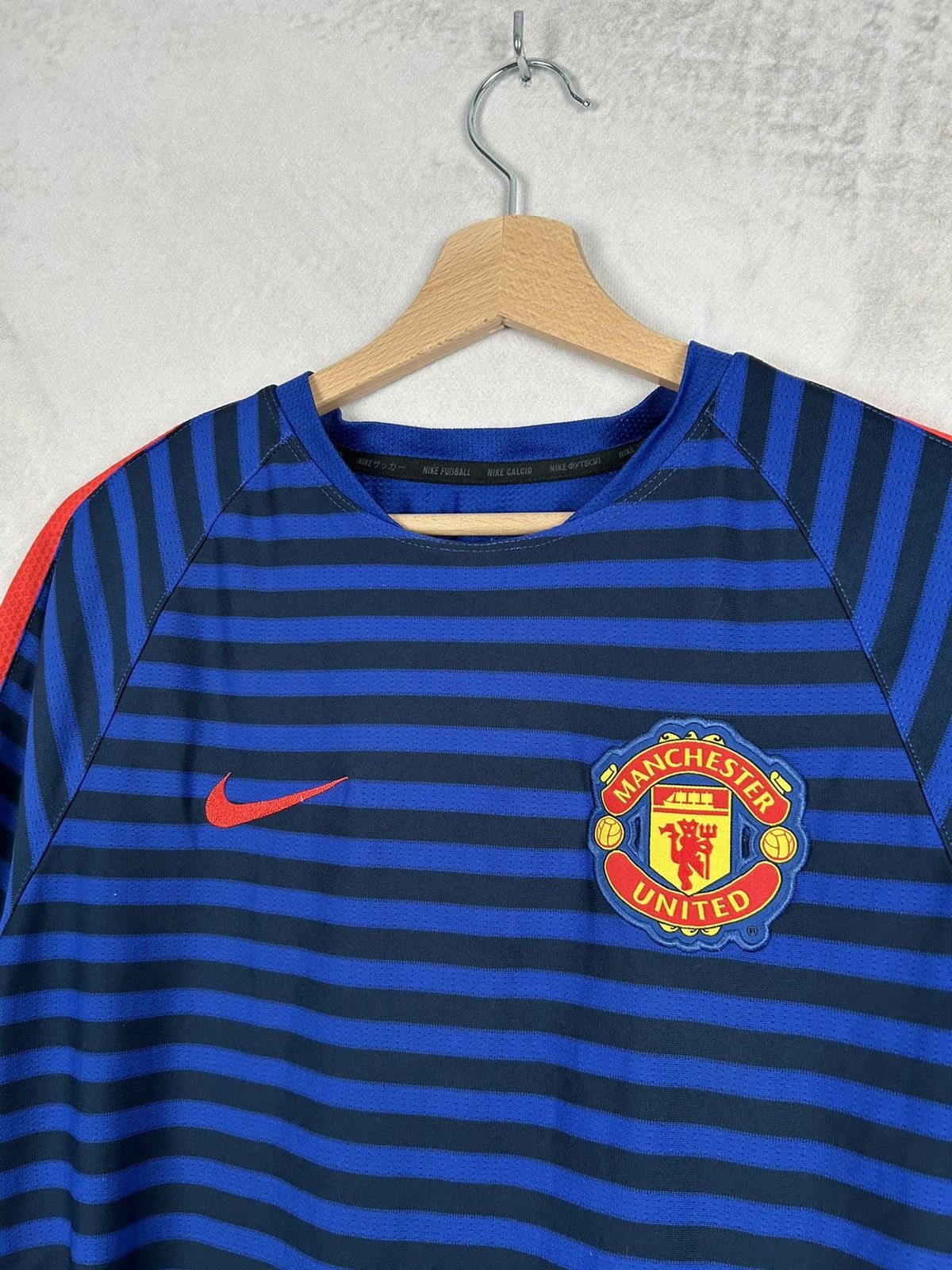 Nike Vintage Manchester United Nike Soccer Jersey Training 90s Size US M / EU 48-50 / 2 - 3 Thumbnail
