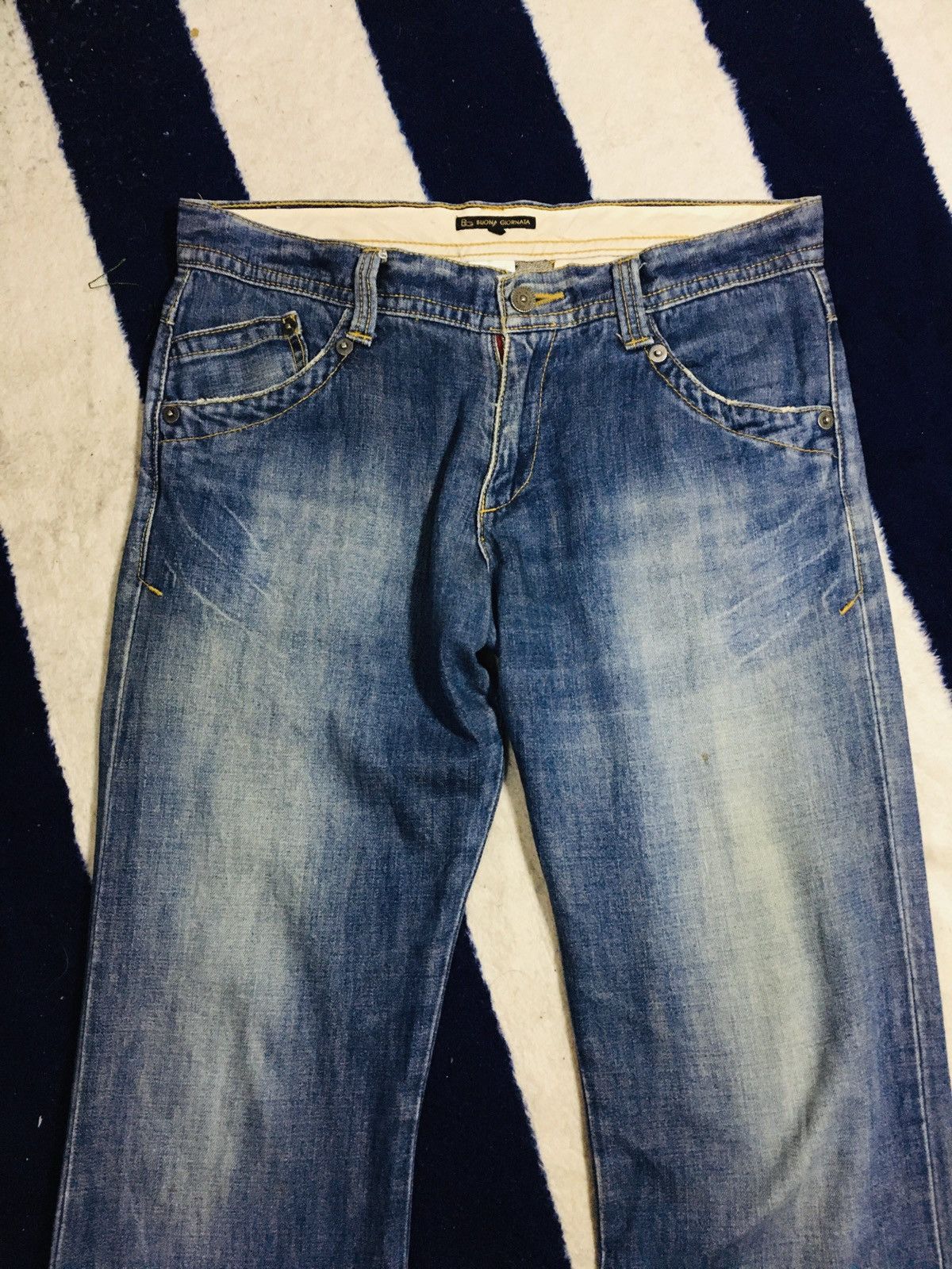 Japanese Brand × Jean Bouna Giornata Jeans (16) Size US 34 / EU 50 - 14 Thumbnail