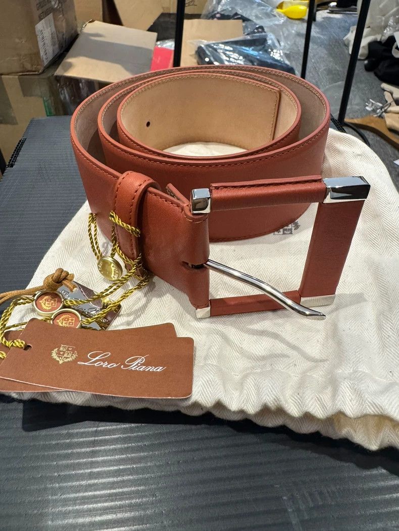 Loro Piana LORO PIANA leather belt Size ONE SIZE - 1 Thumbnail