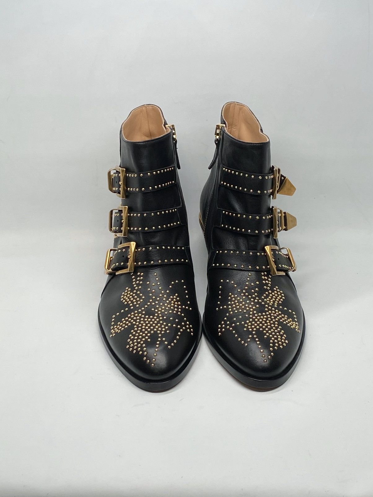 Chloe Chloe Susanna Pointed-Toe Studded Booties size 40 Size US 10 / IT 40 - 6 Thumbnail