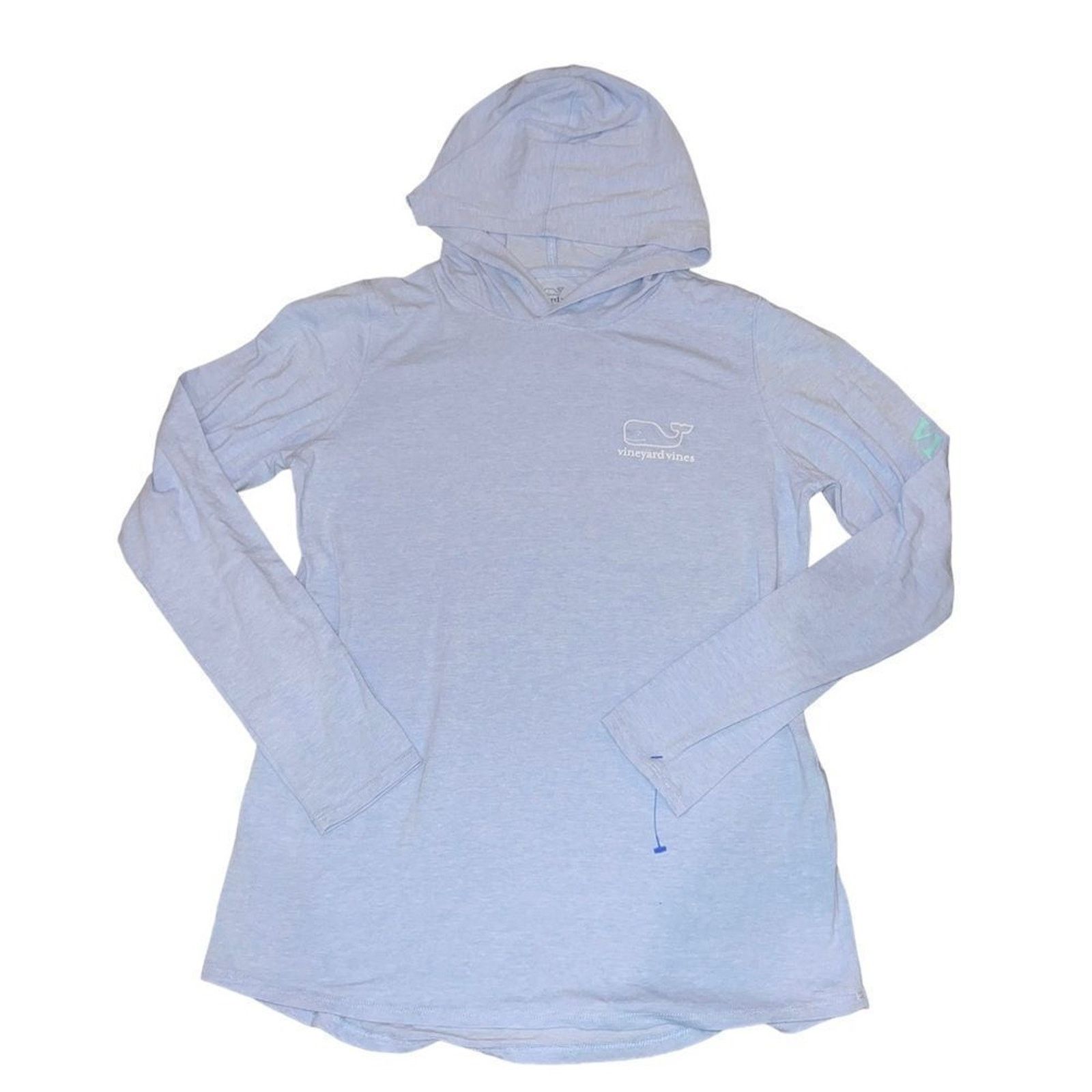 Vineyard Vines Vineyard Vines Womens Hooded Long Sleeve T-Shirt Blue XS Size XS / US 0-2 / IT 36-38 - 2 Thumbnail