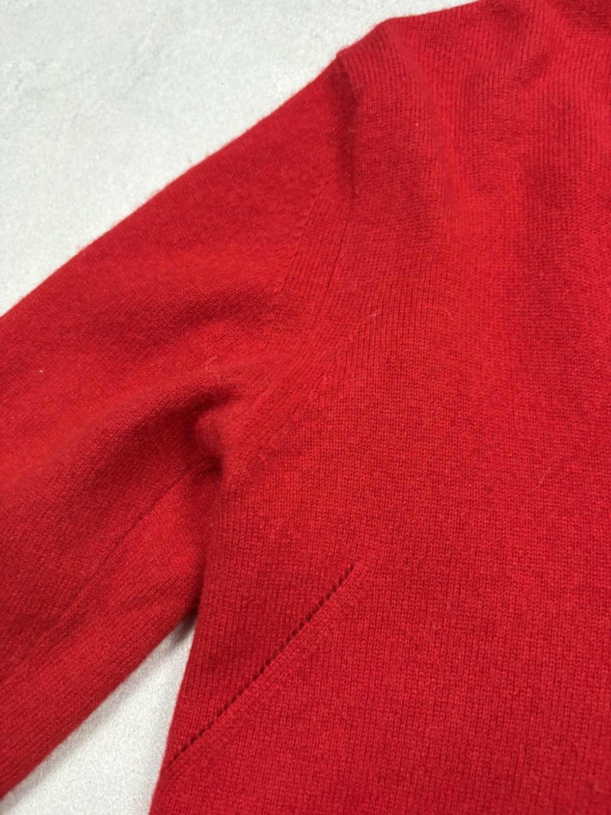 Zadig & Voltaire Zadig & Voltaire Cashmere V-Neck Women’s XS Red Knit Sweater Size XS / US 0-2 / IT 36-38 - 11 Thumbnail