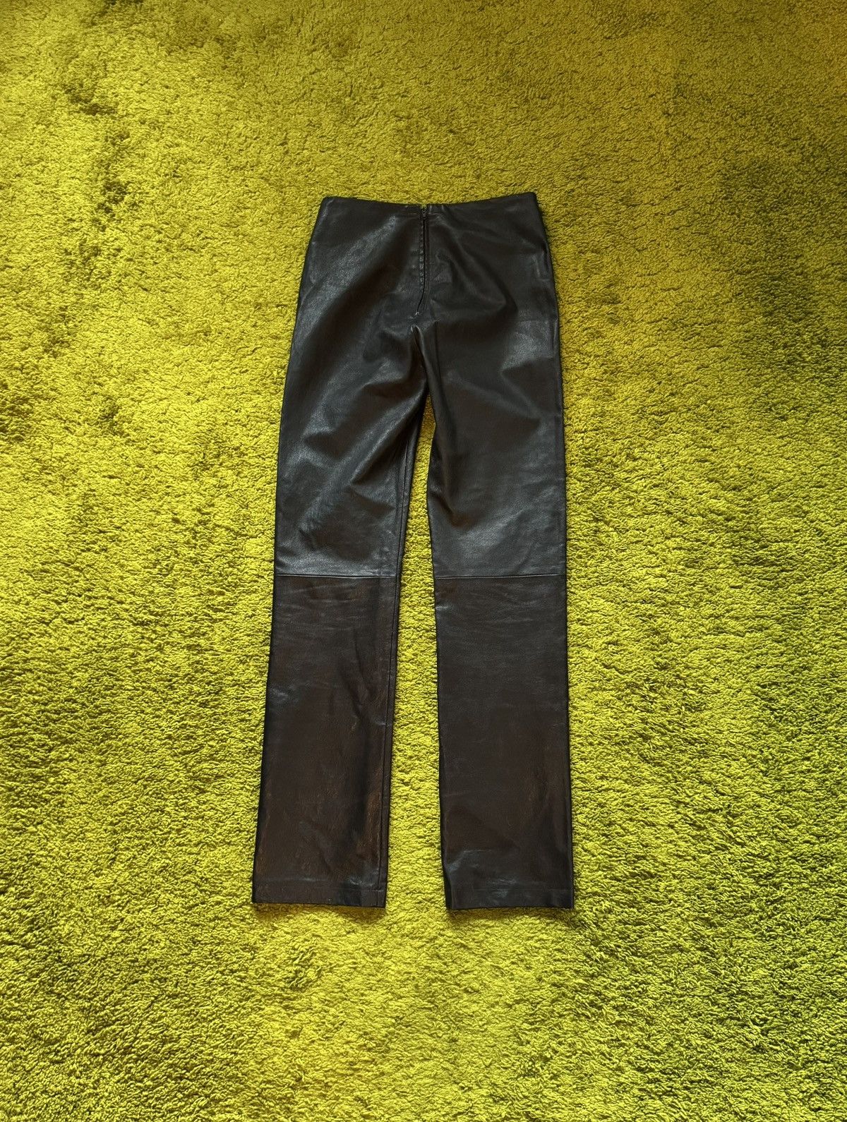 Jitrois Jean Claude Jitrois 1990s archive vintage real leather pants Size 26" / US 2 / IT 38 - 2 Thumbnail