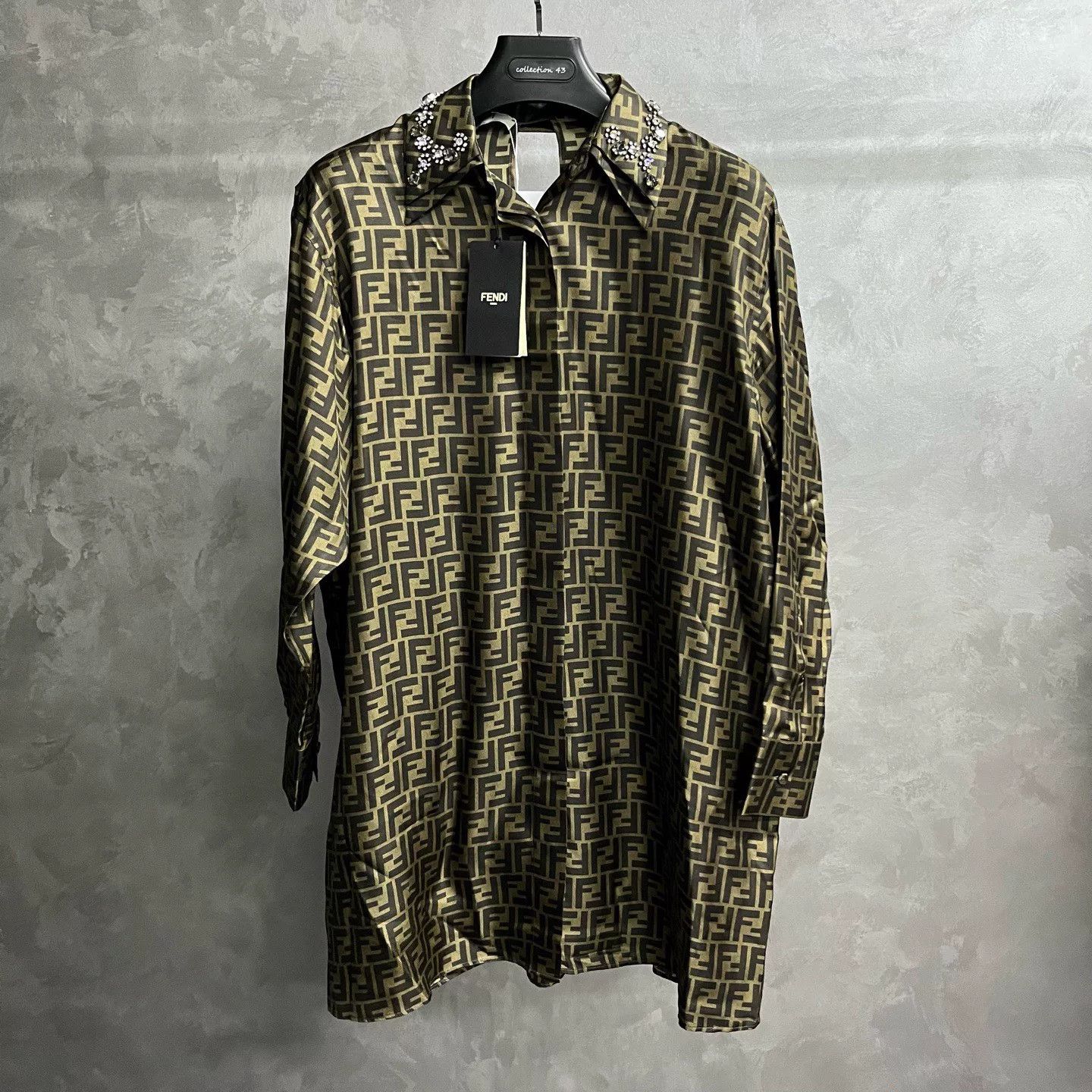 Fendi Fendi Retro Brown Shirt xs Men Size US XS / EU 42 / 0 - 1 Thumbnail