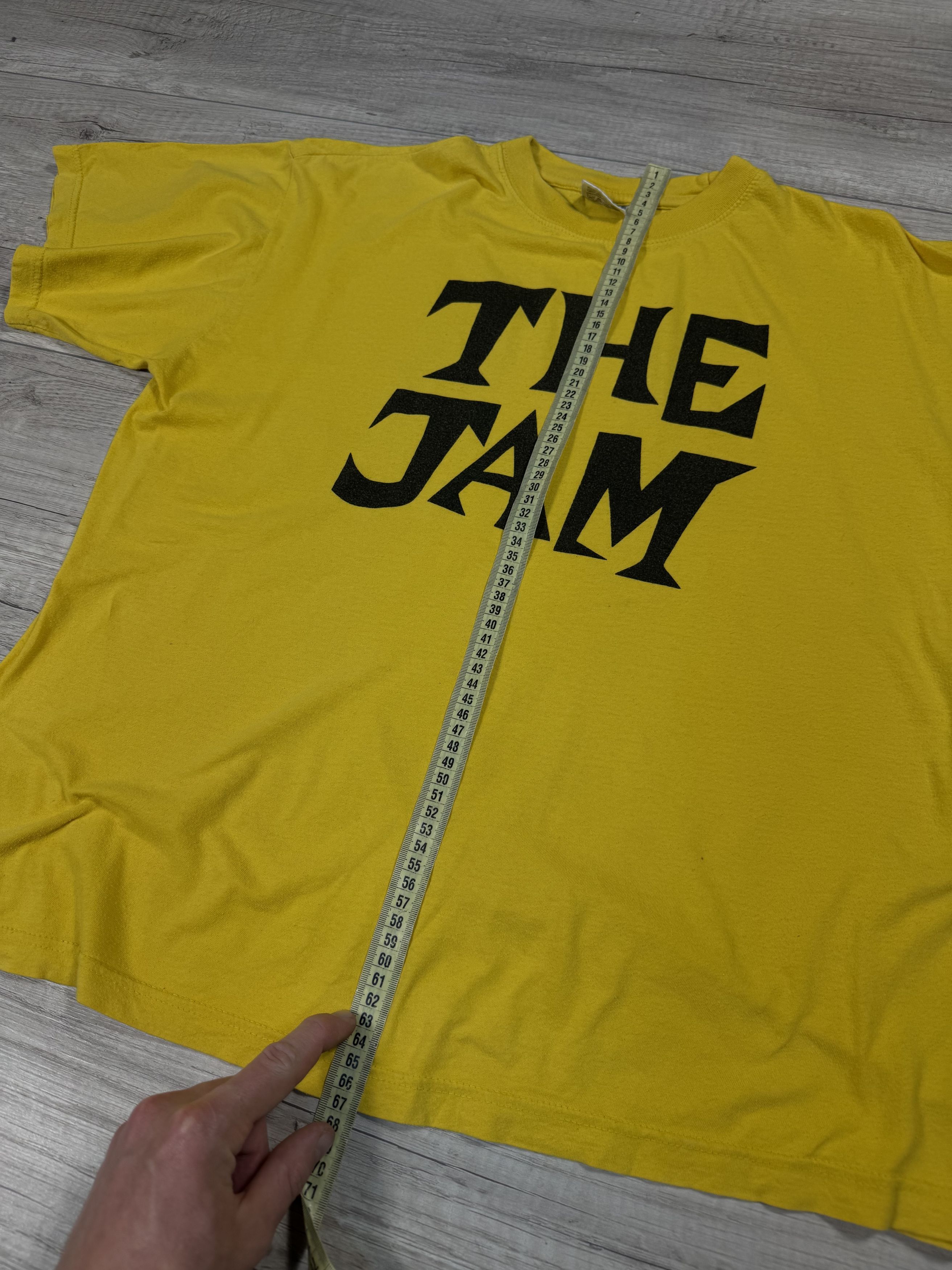 Band Tees THE JAM Vintage Yellow Band Rock Retro T Shirt Size L Size US L / EU 52-54 / 3 - 9 Thumbnail