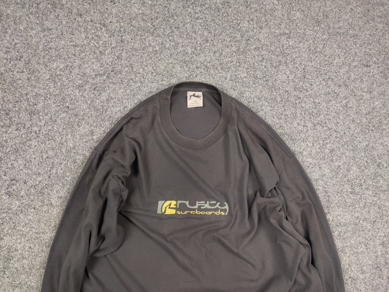 Rusty Vintage Rusty Surfboard USA Logo Gray Light Long sleeve Size US XL / EU 56 / 4 - 1 Thumbnail