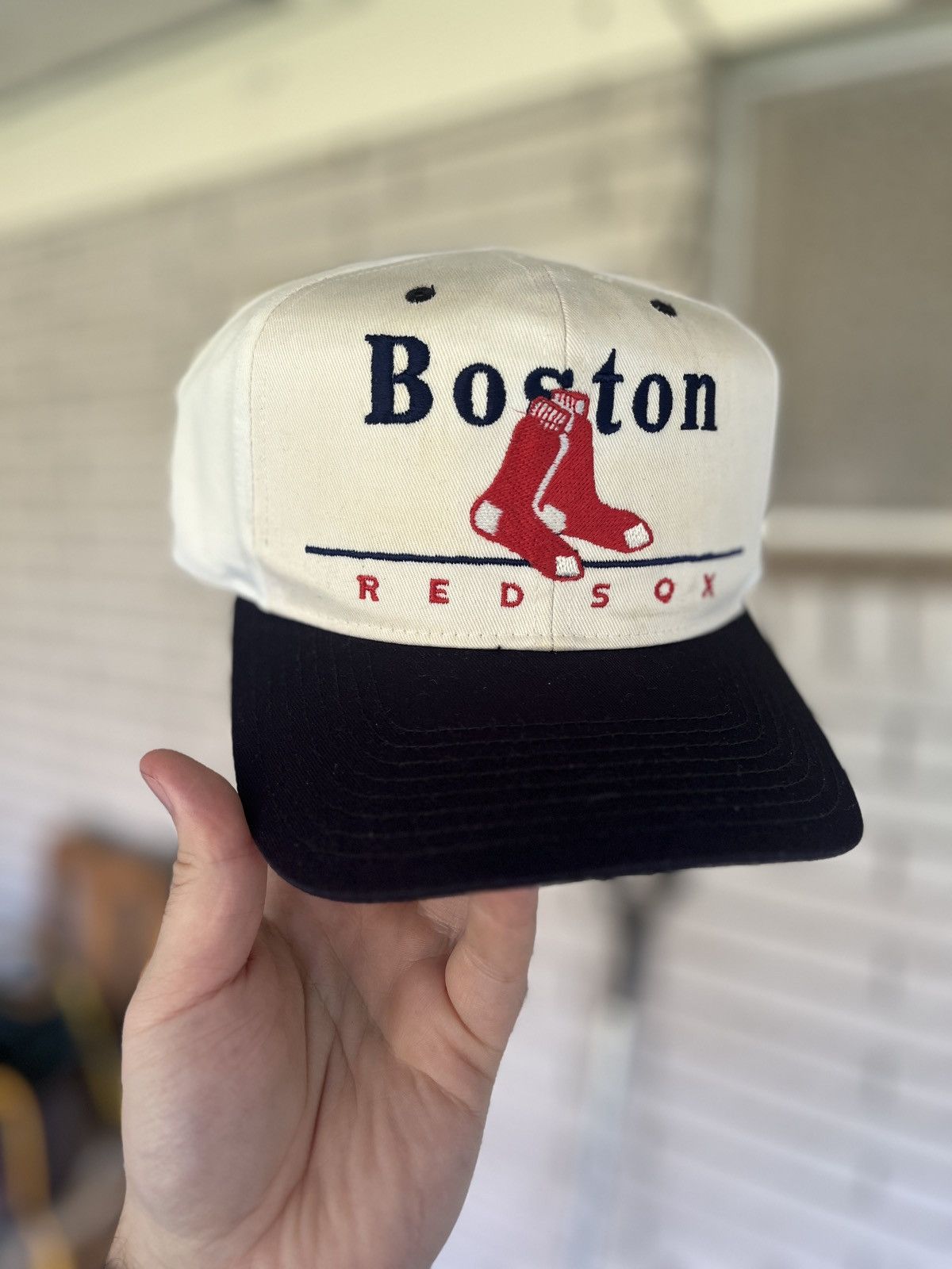 Sports Specialties Vintage 90’s Boston Red Sox MLB SnapBack Hat Size ONE SIZE - 1 Thumbnail