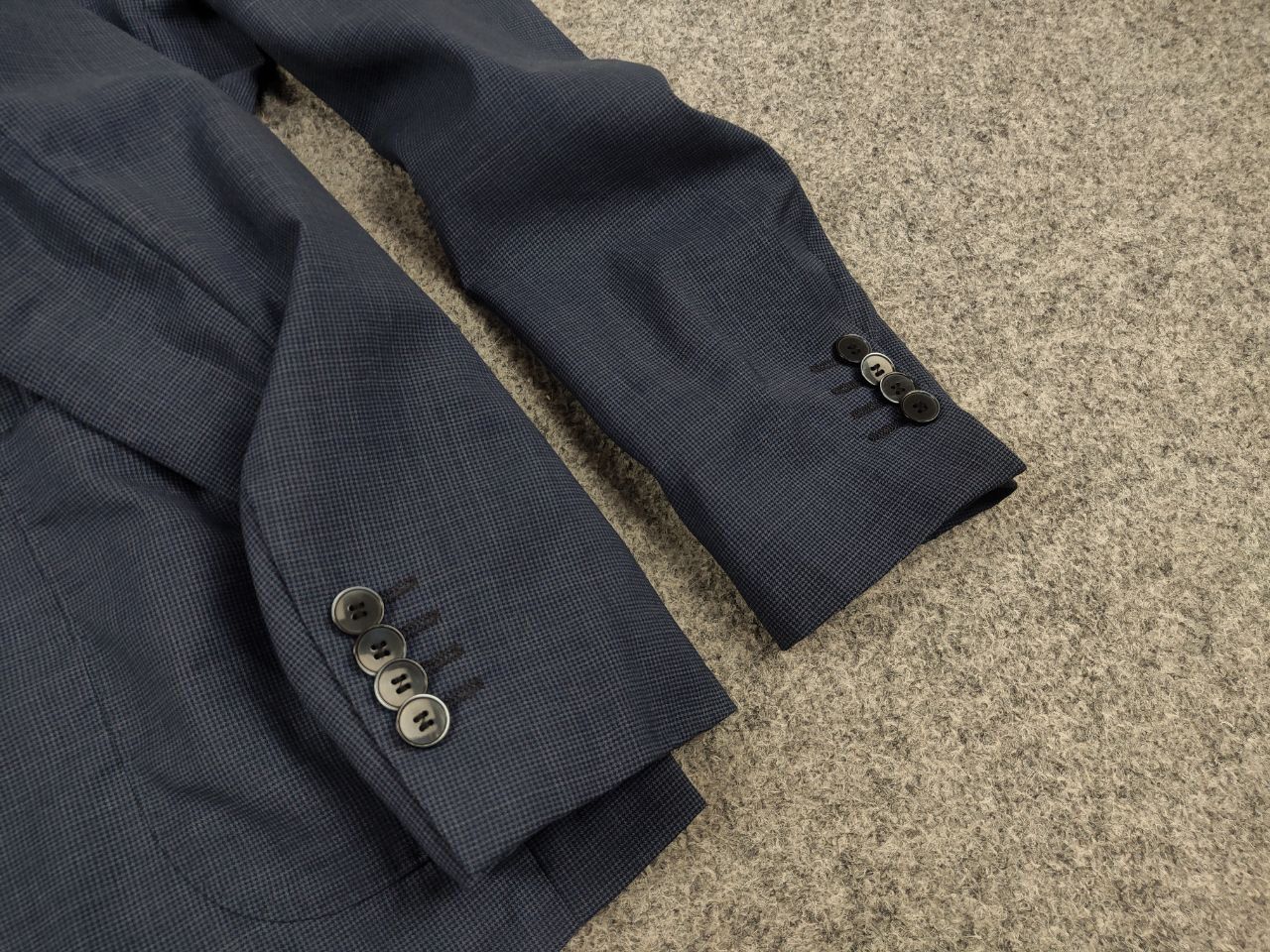 Japanese Brand 0909 Fatto in Italy Design Classic Suit Blazer Jacket Pants Size 46R - 10 Thumbnail