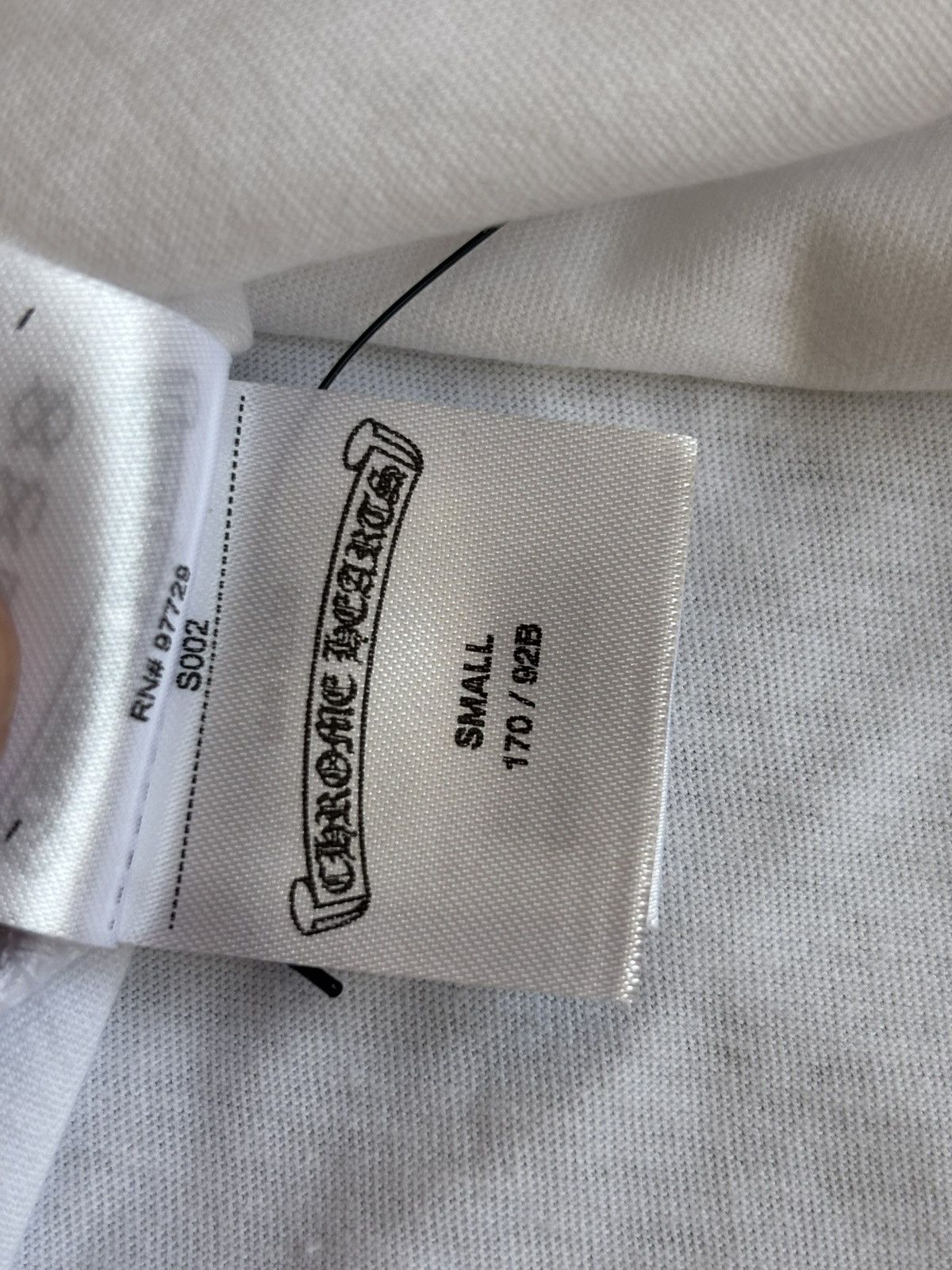 Chrome Hearts Chrome Hearts Neck Logo Tee Size US S / EU 44-46 / 1 - 7 Thumbnail